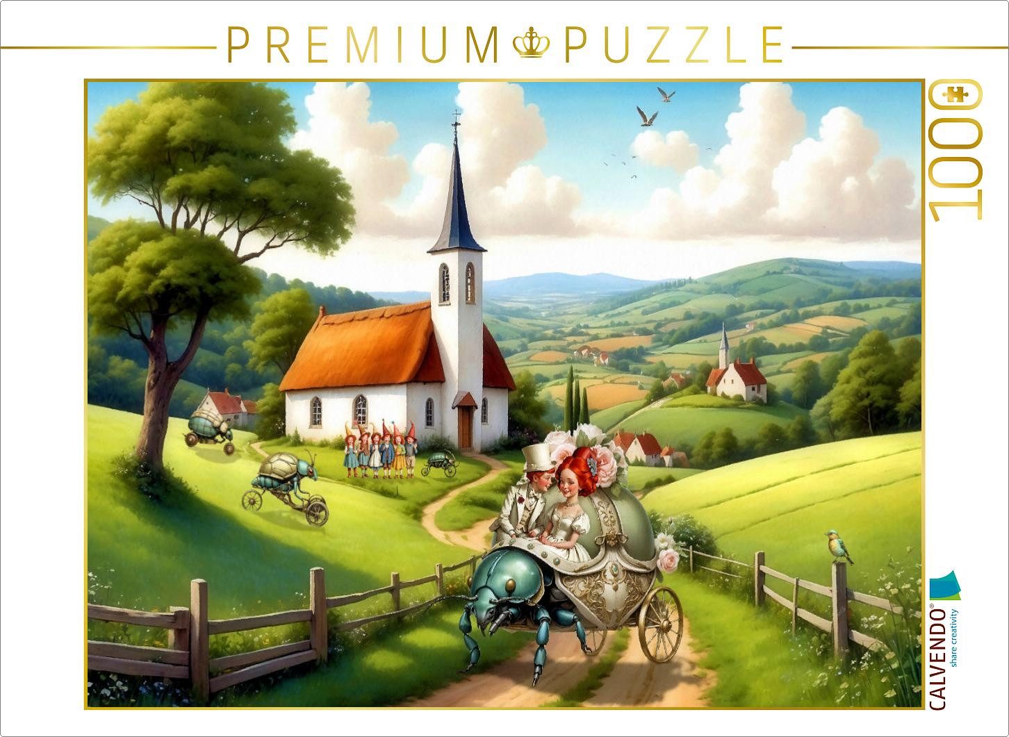 CALVENDO Puzzle CALVENDO Puzzle Hochzeitswonnemonat, 1000 Teile Lege-Größe 64x48cm Fo, 1000 Puzzleteile