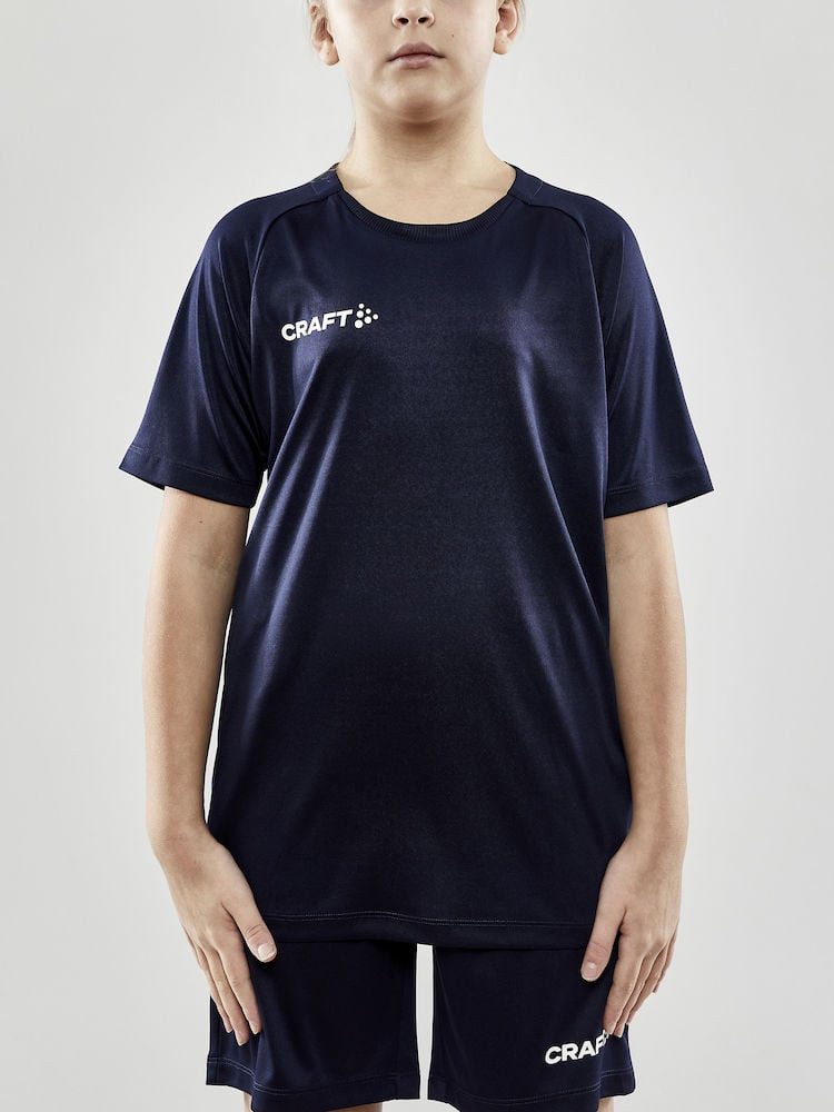 T-Shirt (Trikot) Evolve - leicht, funktionell - navyblau Kinder