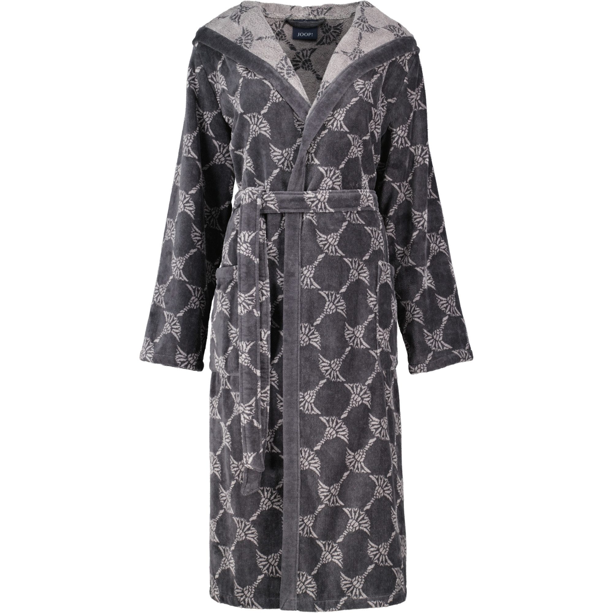 JOOP! Damenbademantel Cornflower 1646 Kapuze Velours, Kapuze, 100% Baumwoll günstig online kaufen