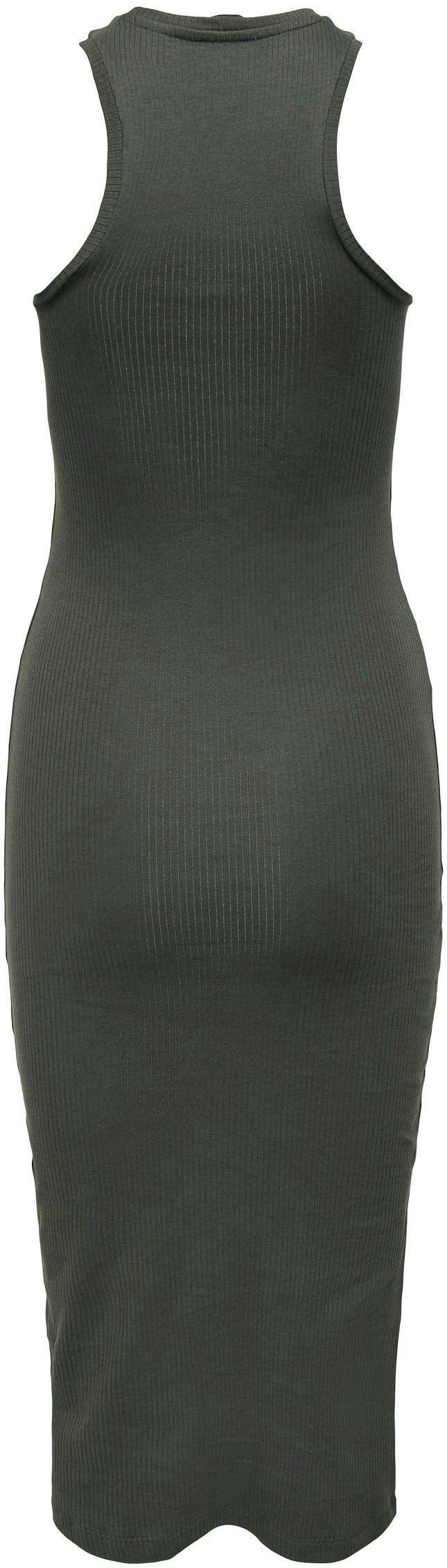 ONLY Jerseykleid ONLBELFAST – Jerseykleid mit figurbetonter Passform figurbetont, modisch, Jersey, Baumwollmischung, Rundhals