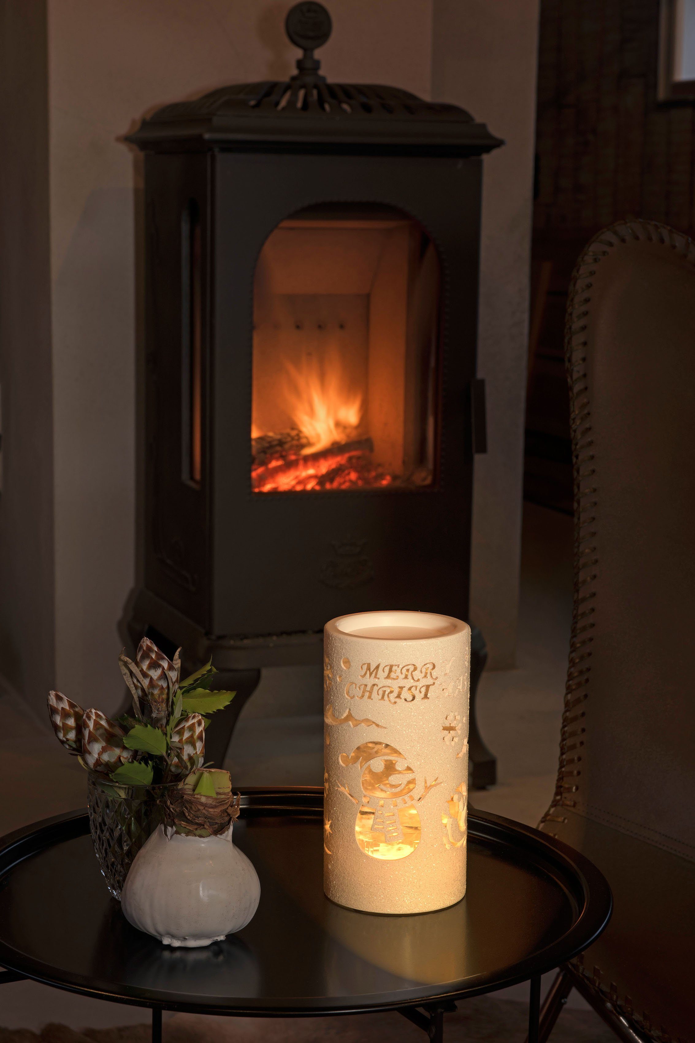 KONSTSMIDE LED Laterne Weihnachtsdeko, LED fest integriert, Warmweiß, LED L günstig online kaufen