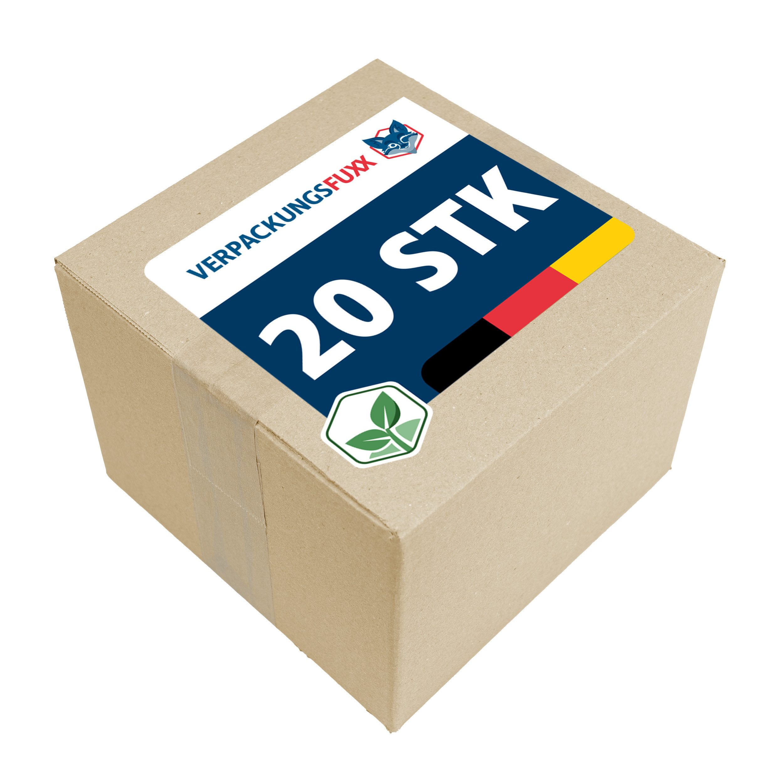 GLOREX Quadratbox Aus Pappe, 20,5 X 20,5 X 9 Cm, Natur - Vielseitige Aufbewahrungsbox
