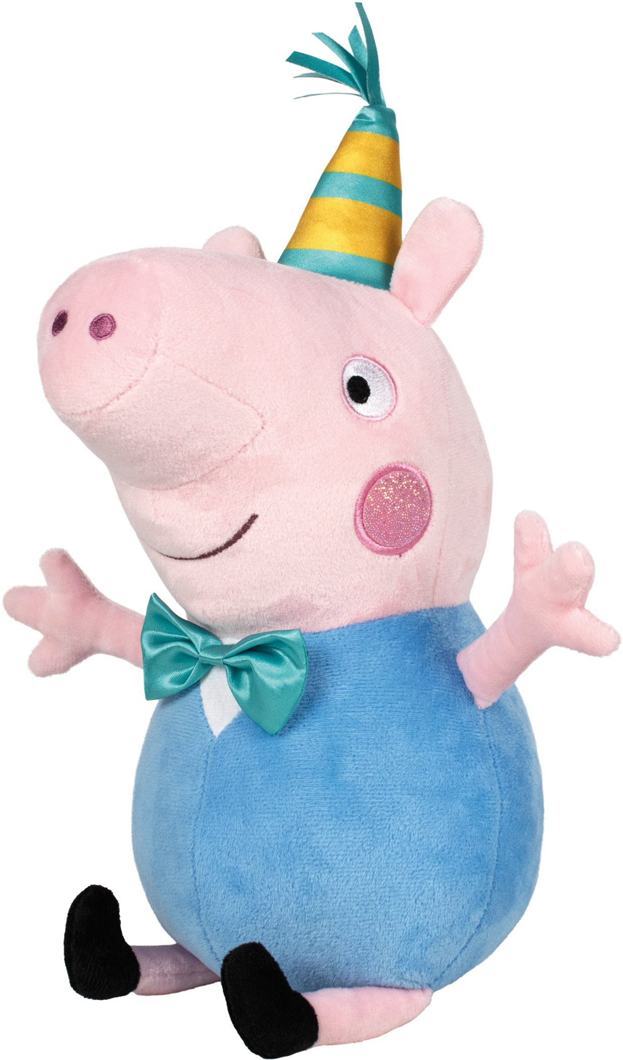 Schmidt Spiele Plüschfigur Plüsch Stofftier Peppa Pig Schorsch Party 37 cm günstig online kaufen