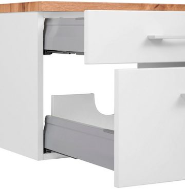 HELD MÖBEL Badmöbel-Set Davos, (2-St), 2 Spiegelschrank und Waschbeckenunterschrank