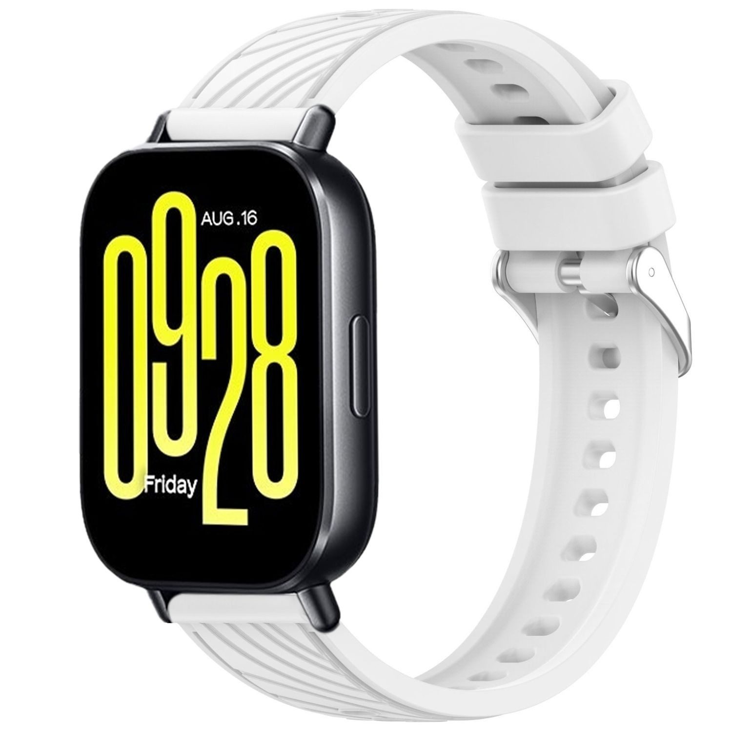 Smartwatch-Armband Für Xiaomi Redmi Watch 5 Active Design Streifen Silikon Armband Weiß