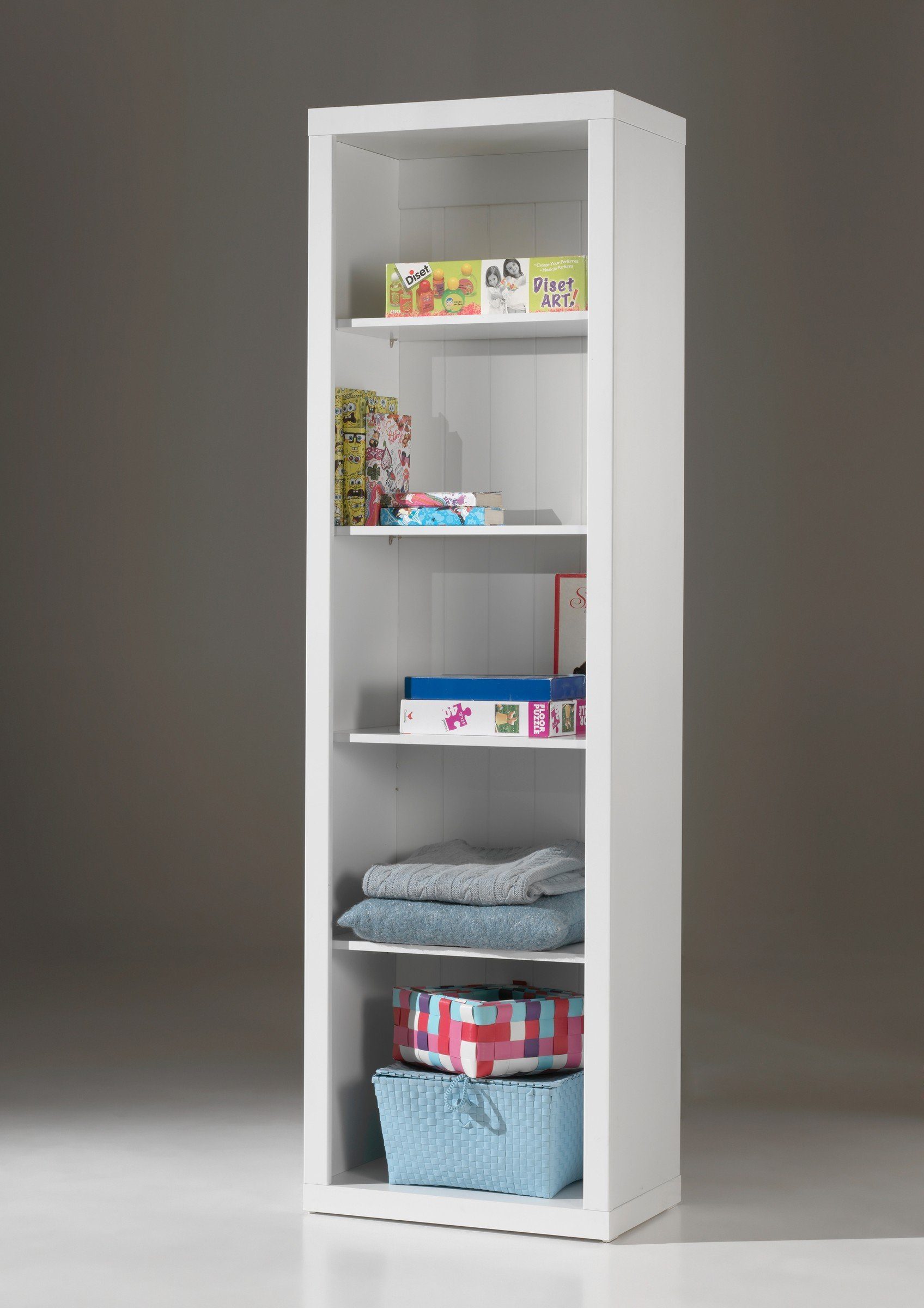 Vipack Regal aus MDF in Weiß. Abmessungen (BxHxT) 60x204x40 cm