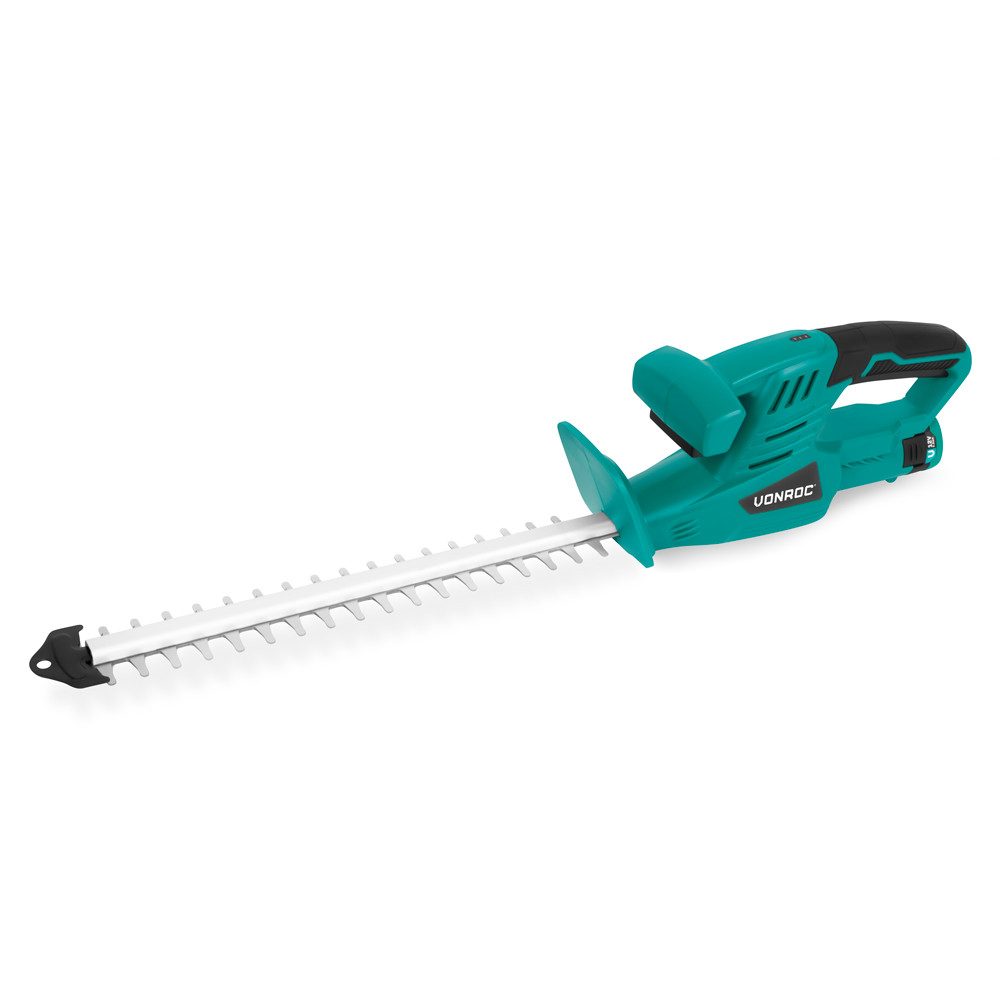 VONROC Akku-Heckenschere 12V – Schnittlänge 350 mm – Schnittbreite 12 mm, inkl. Akku und USB-C-Kabel