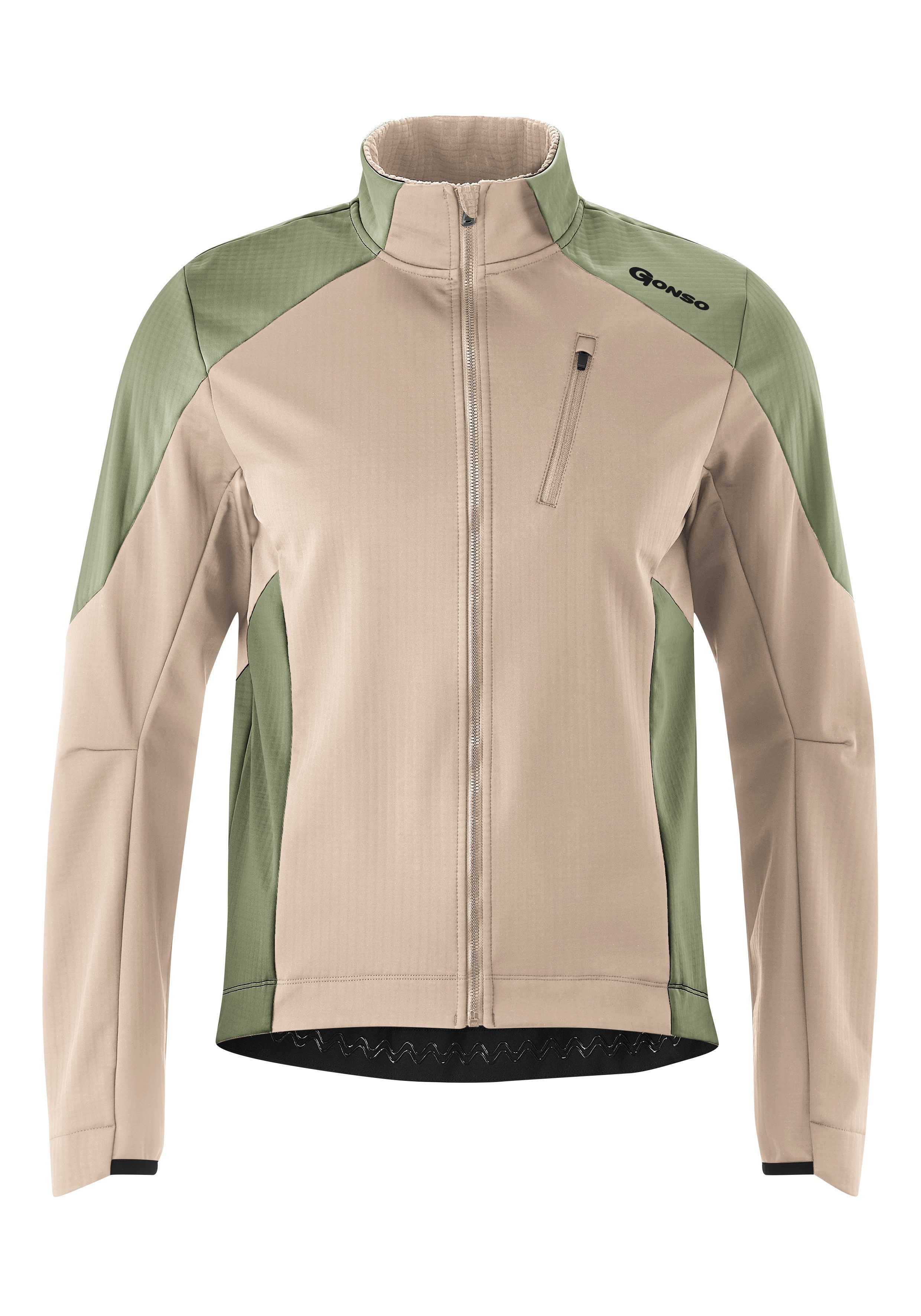 Gonso Fahrradjacke TRAIL JACKET SOFTSHELL M Wasserabweisend, strapazierfähig, atmungsaktiv