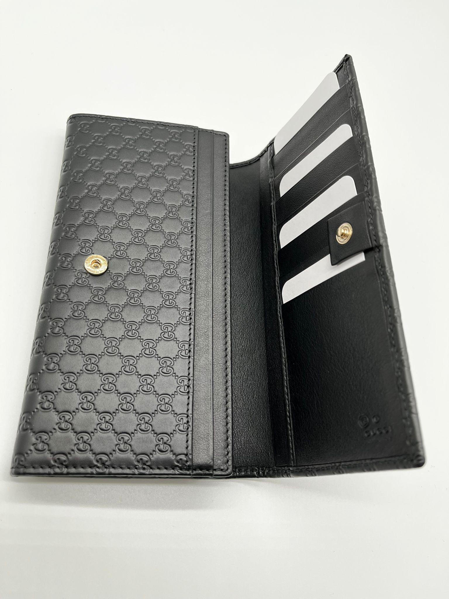 GUCCI Geldborse Damen Microguccissima GG Leder