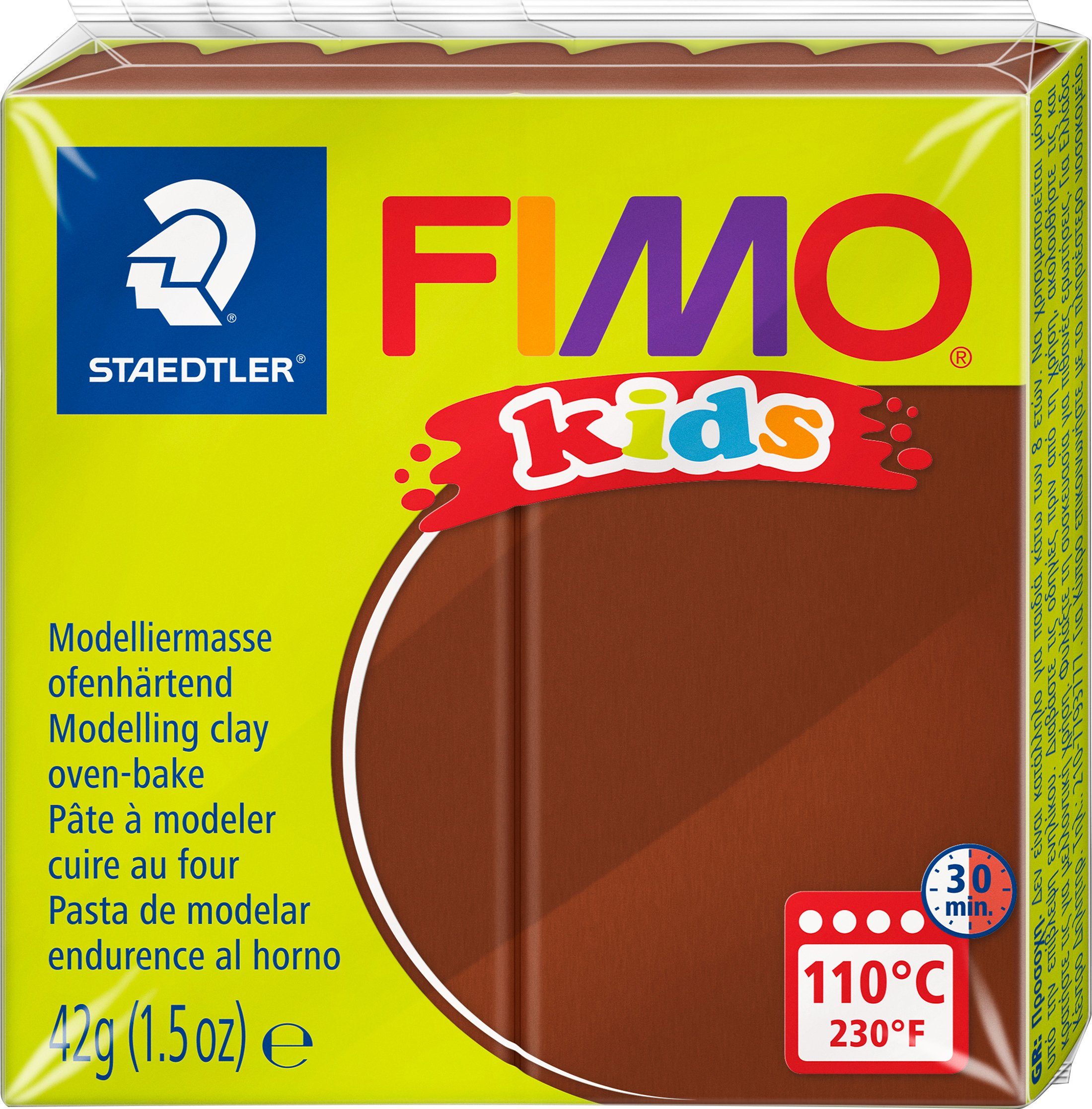 FIMO Modelliermasse kids, 42 g Braun
