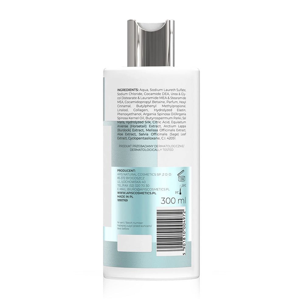 Apis Natural Cosmetics Haarshampoo APIS OPTIMA, Shampoo mit Mineralien aus dem Toten Meer, 300 ml