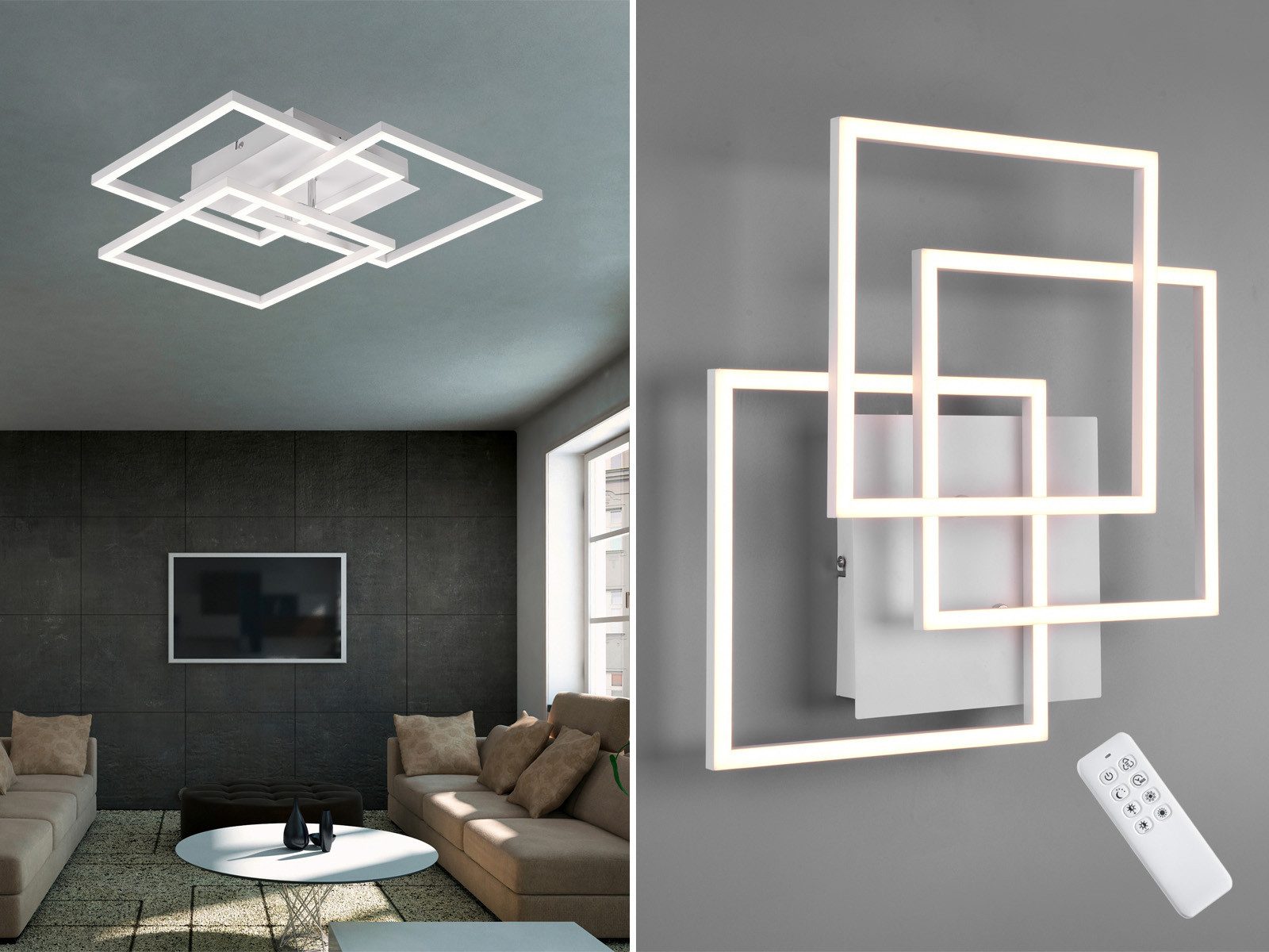 Reality Leuchten LED Deckenleuchte, Nachtlichtfunktion Memoryfunktion, günstig online kaufen