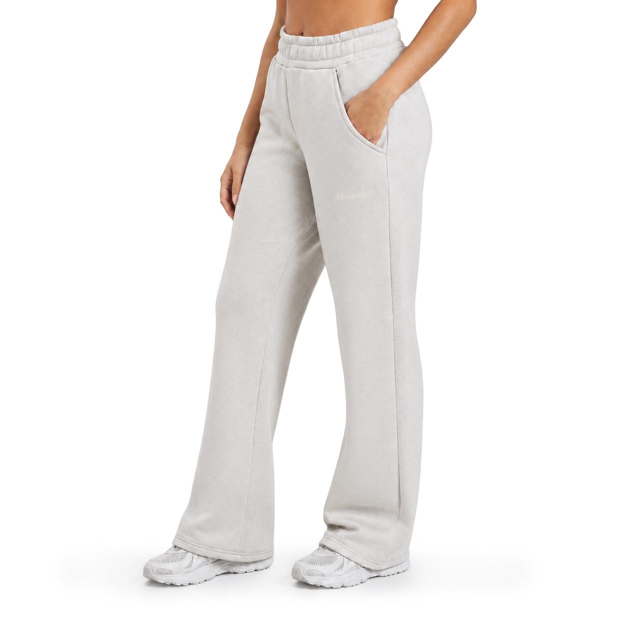 Jogginghose Finy Jogger Damen, Loose Fit, Wide Leg, Baumwolle, für Gym & Alltag