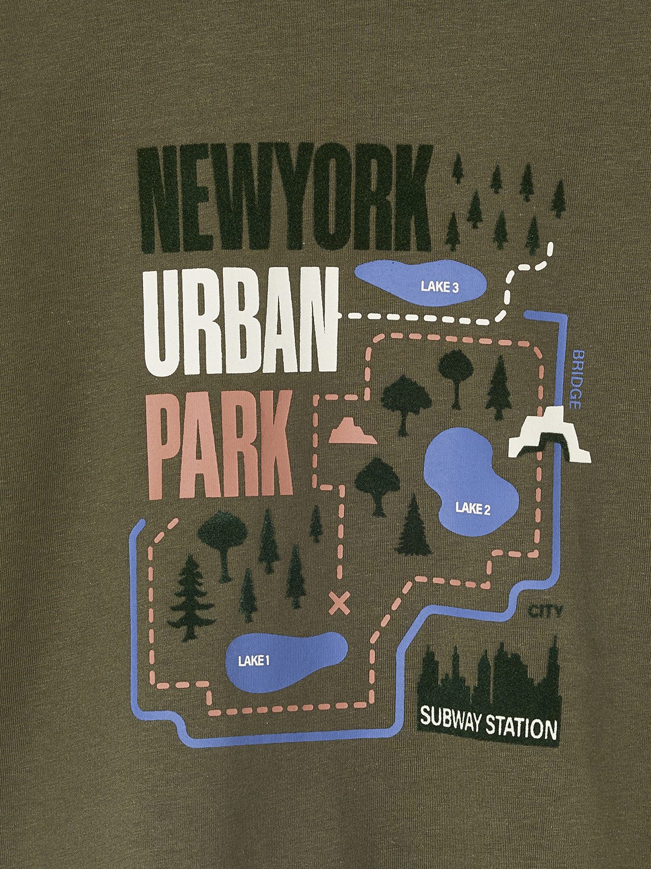 vertbaudet Langarmshirt Jungen Shirt in Lagen-Optik mit Recycling-Baumwolle