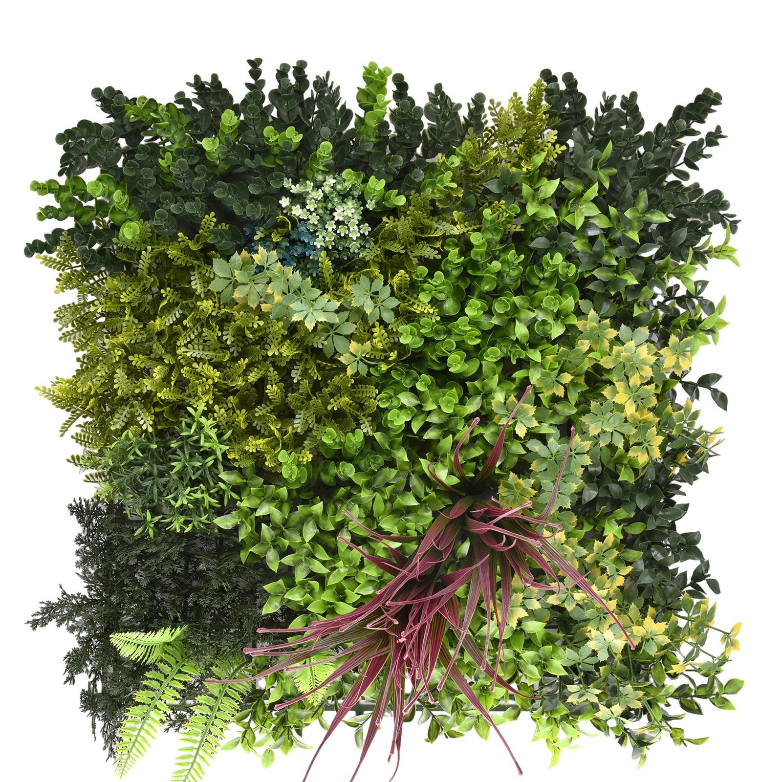 Kunstpflanze Pflanzenwand Heaven Blue, Vielseitige Wandgestaltung, Floordir günstig online kaufen