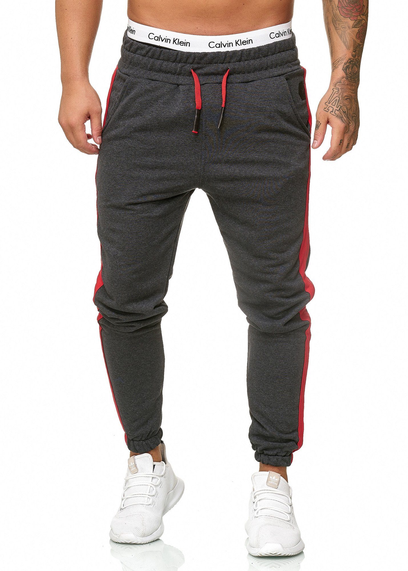 OneRedox Jogginghose 1211C (Sporthose Trainingshose Sweatpants, 1-tlg) Fitness Freizeit Casual Antra