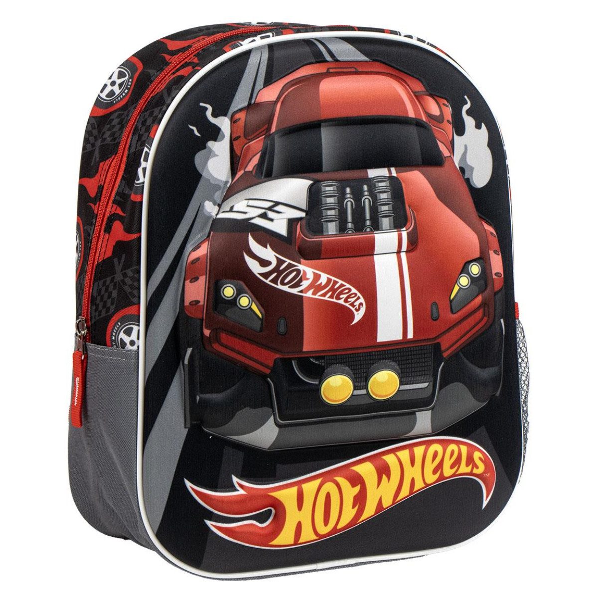 Cerda Kinderrucksack Hot Wheels 3D Kindergarten Rucksack Vorschule