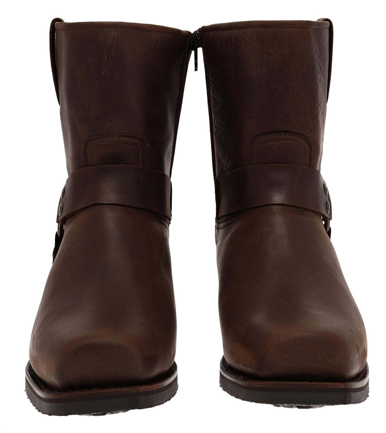 Sendra Boots LOREN MID 17963 Braun Bikerboots Unisex Thinsulate Biker Stiefelette