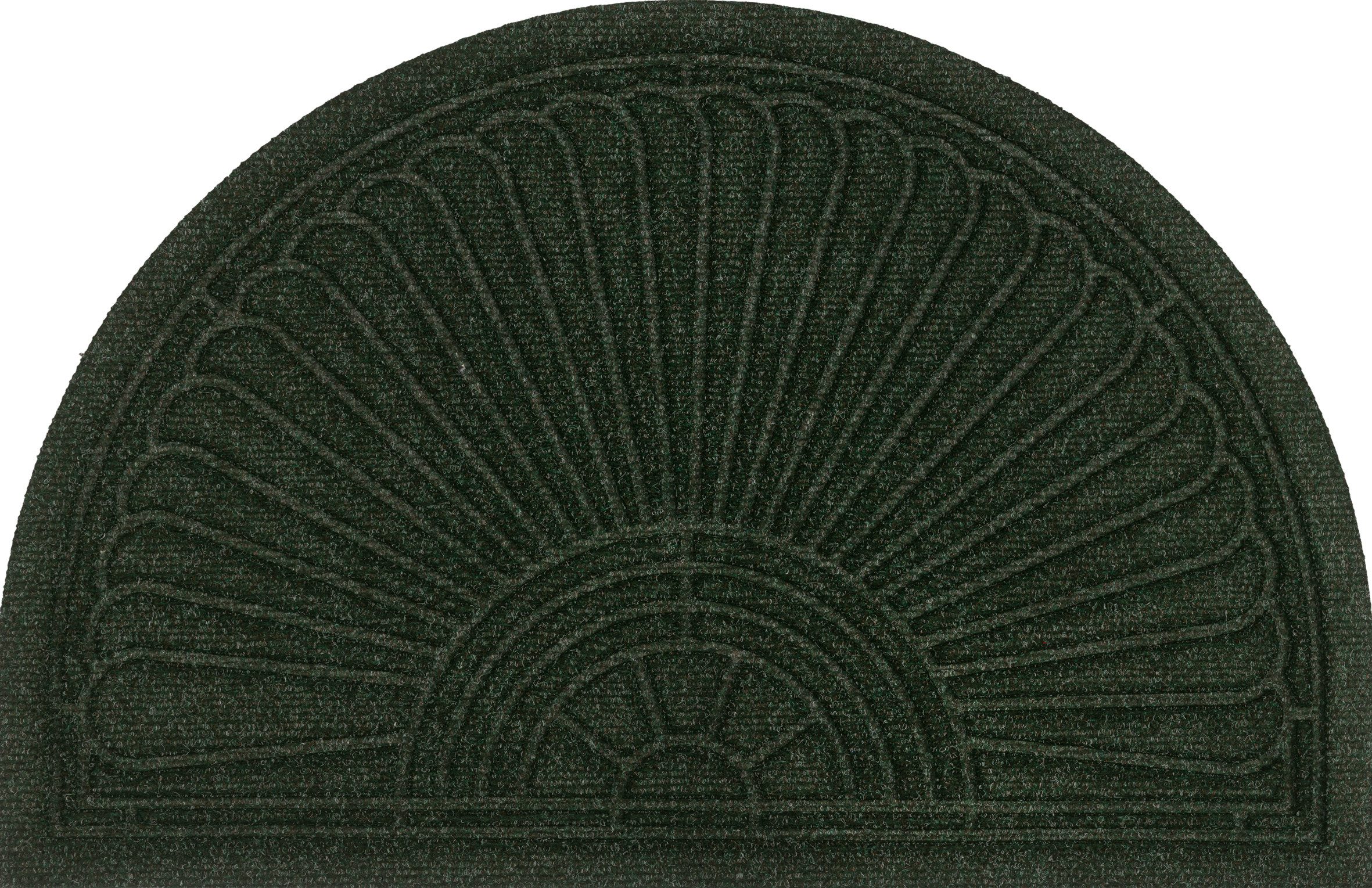 wash+dry by Kleen-Tex Fußmatte Halfmoon midnight green, rechteckig, Höhe: 8 mm