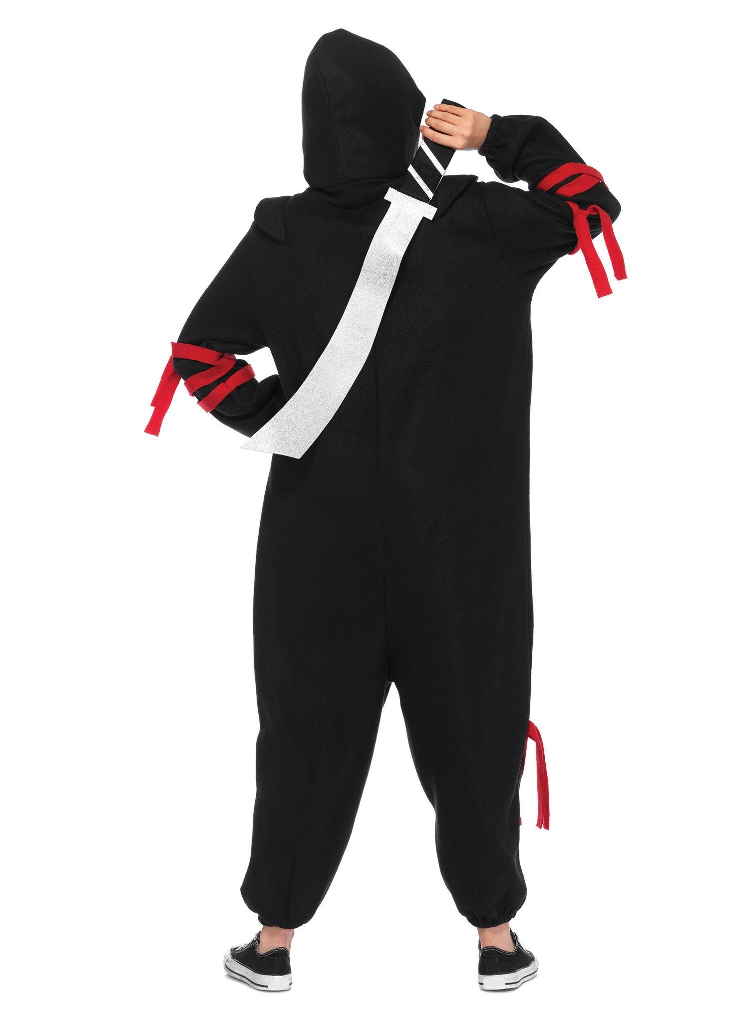 Leg Avenue Kostüm CozySuit Ninja Jumpsuit Overall Karneval Halloween, Kusch günstig online kaufen