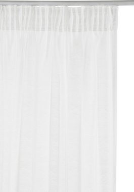 Gardine Helina, LeGer Home by Lena Gercke, Multifunktionsband (1 St), halbtransparent, Jacquard, halbtransparent, Jaquard, gewebt, monochrom, verschiedene Größen