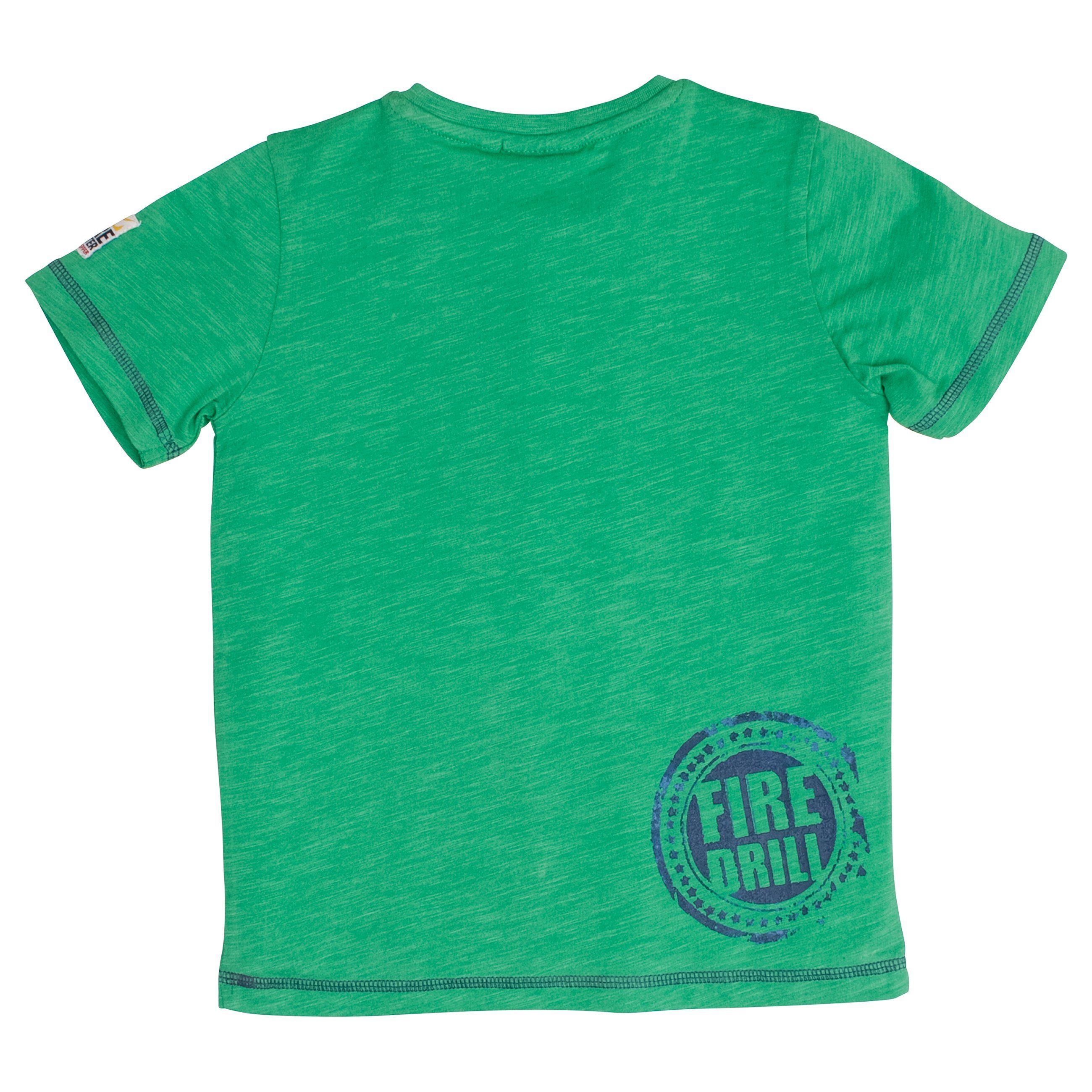 SP93112158 green SALT AND melange PEPPER (1-tlg) Feuerwehr T-Shirt