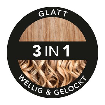 MAXXMEE Haarstyler Lockenstab Glätteisen, Locken & Glätten, 150-230°C, Kaltspitze zum Anfassen