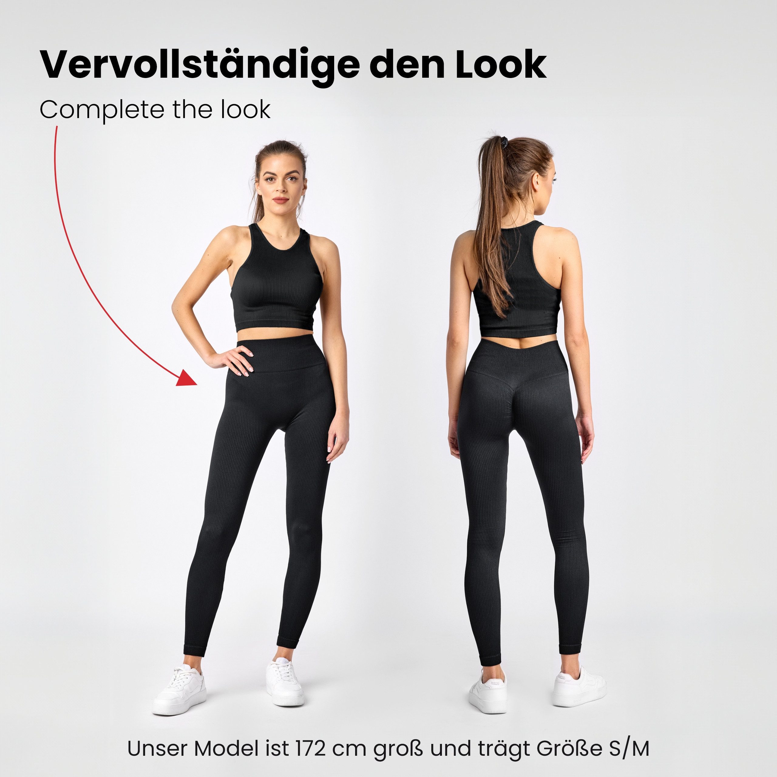 Bellivalini T-Shirt Sport Oberteile Damen Crop Top Geripptes Shirt Gym Yoga günstig online kaufen