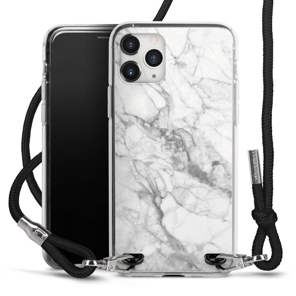 DeinDesign Handyhülle Stein Marmor Muster Marmor, Apple iPhone 11 Pro Max  Handykette Hülle mit Band Case zum Umhängen