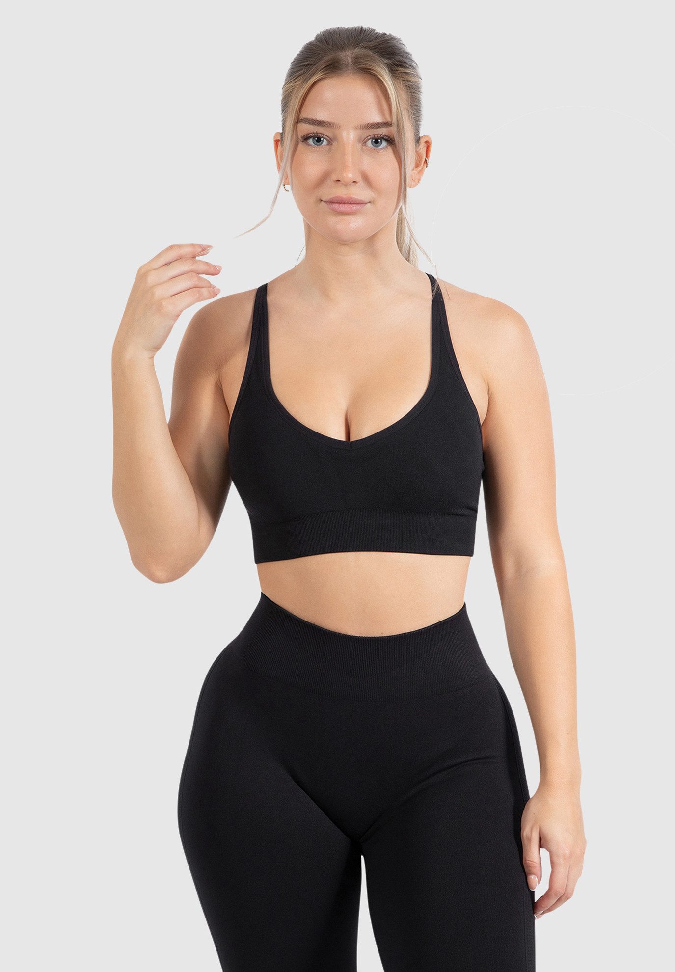 Smilodox Sport-BH Cetrina, Seamless Sport Bra eleganter Rückenausschnitt Fi günstig online kaufen