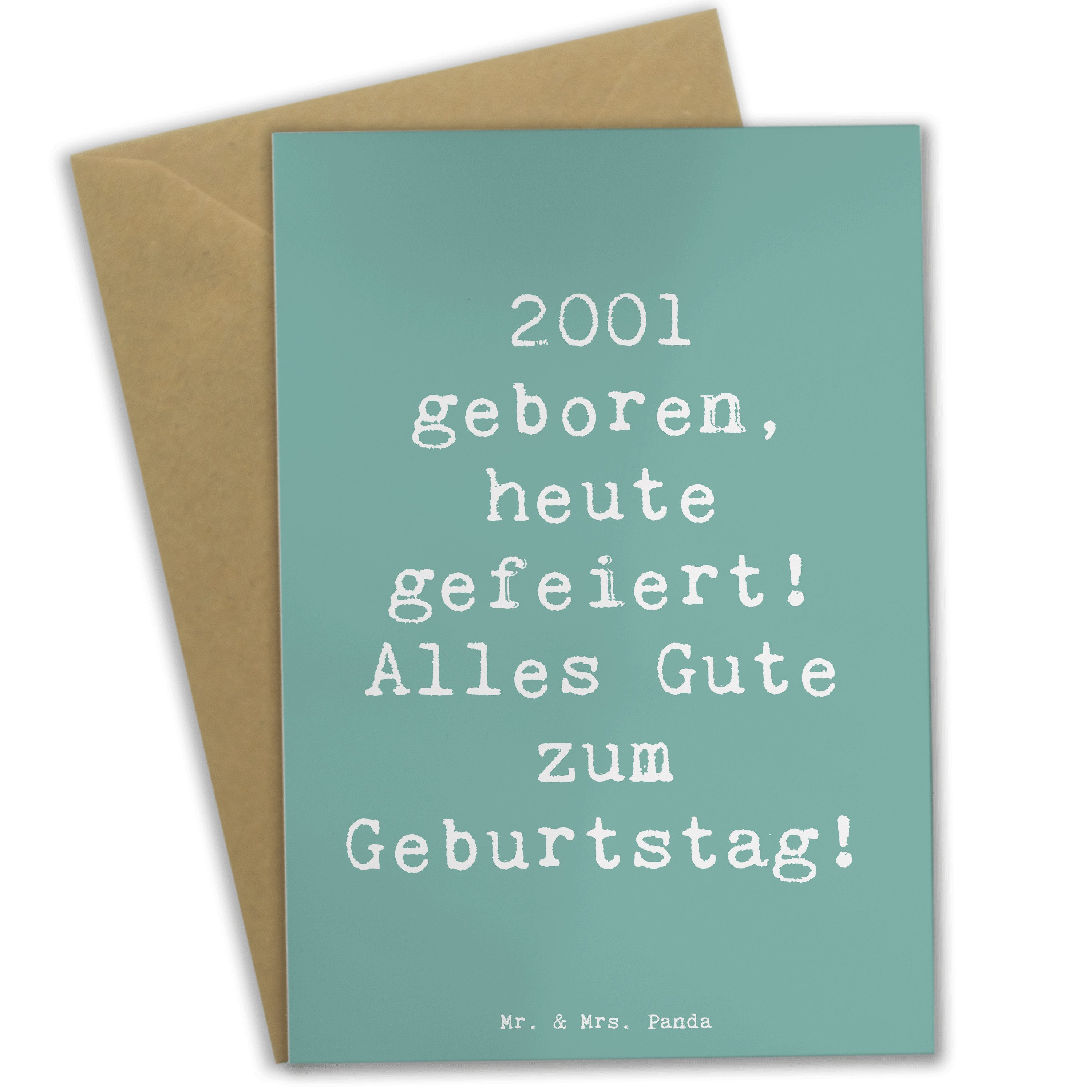 Grußkarte 2001 Geburtstag - Meeresbrise - Geschenk, Geburtstagswünsche, Geburts