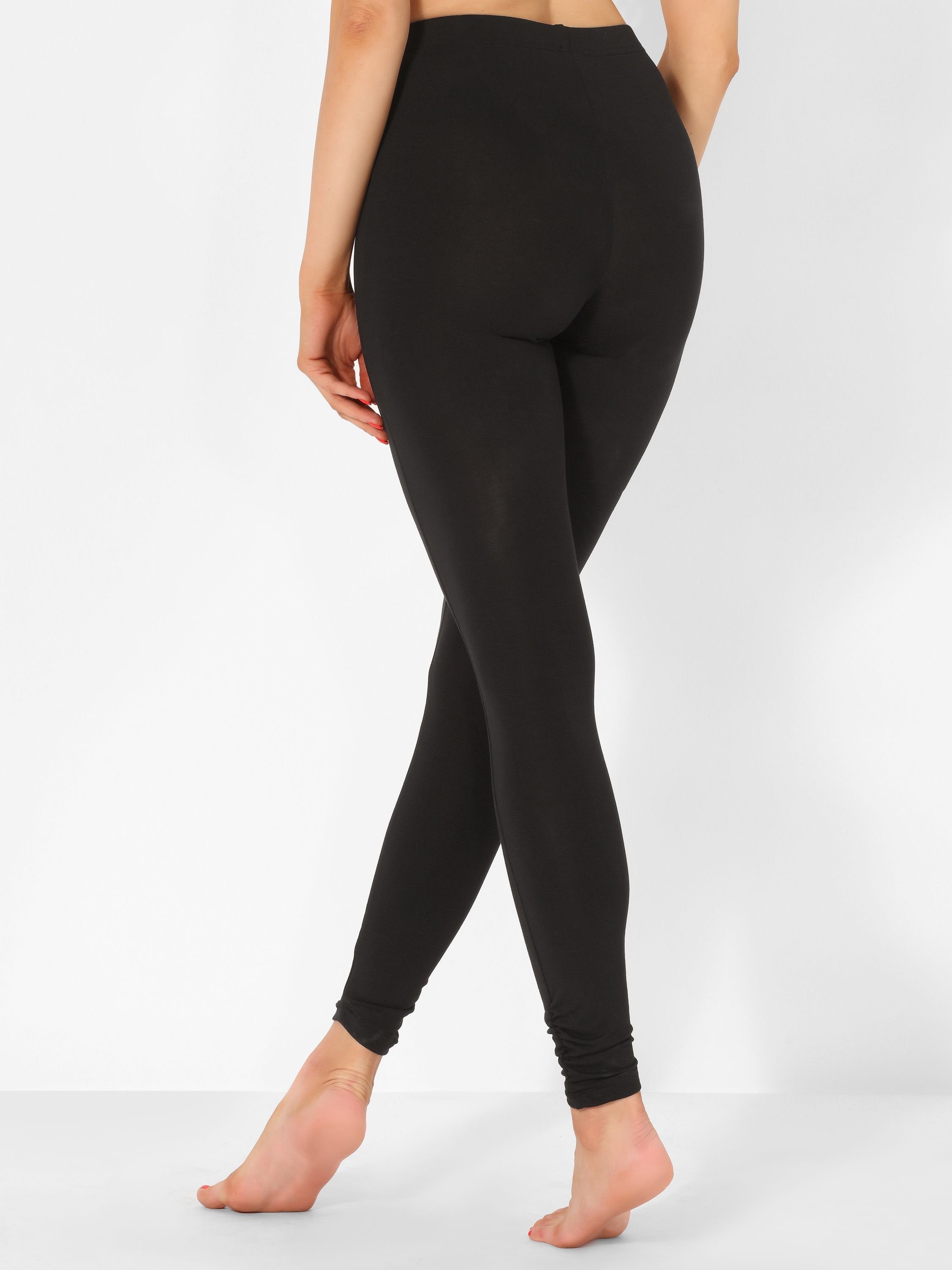 Merry Style Leggings Damen Lange Leggings aus Viskose MS10-345 (1-tlg) elas günstig online kaufen