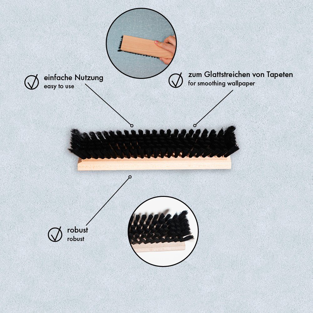 235 60 mm Tapezierbürste, Kunstborsten, A.S. Création x