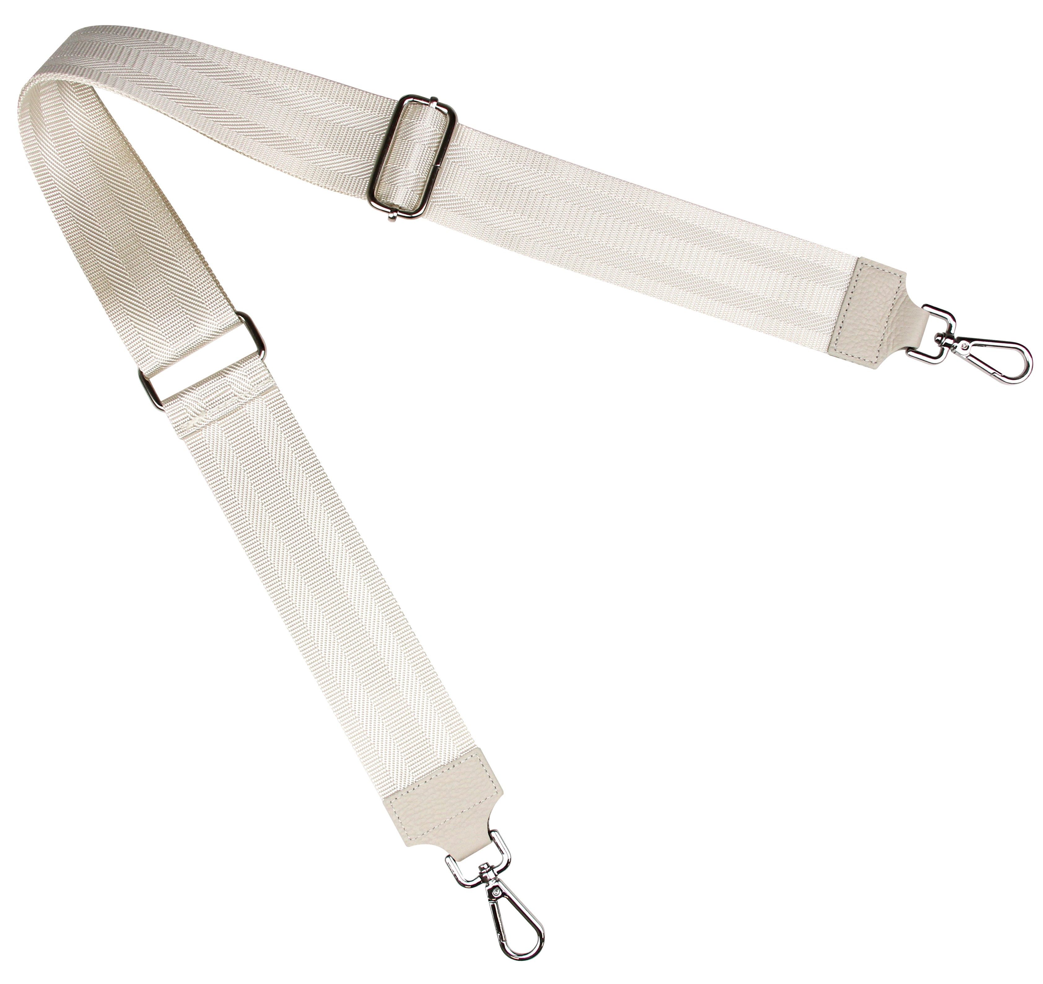 Frentree Плечевые ремни MADE IN ITALY, 5cm breiter Schultergurt für Taschen, verstellbarer Gurt, Muster: Einfarbig