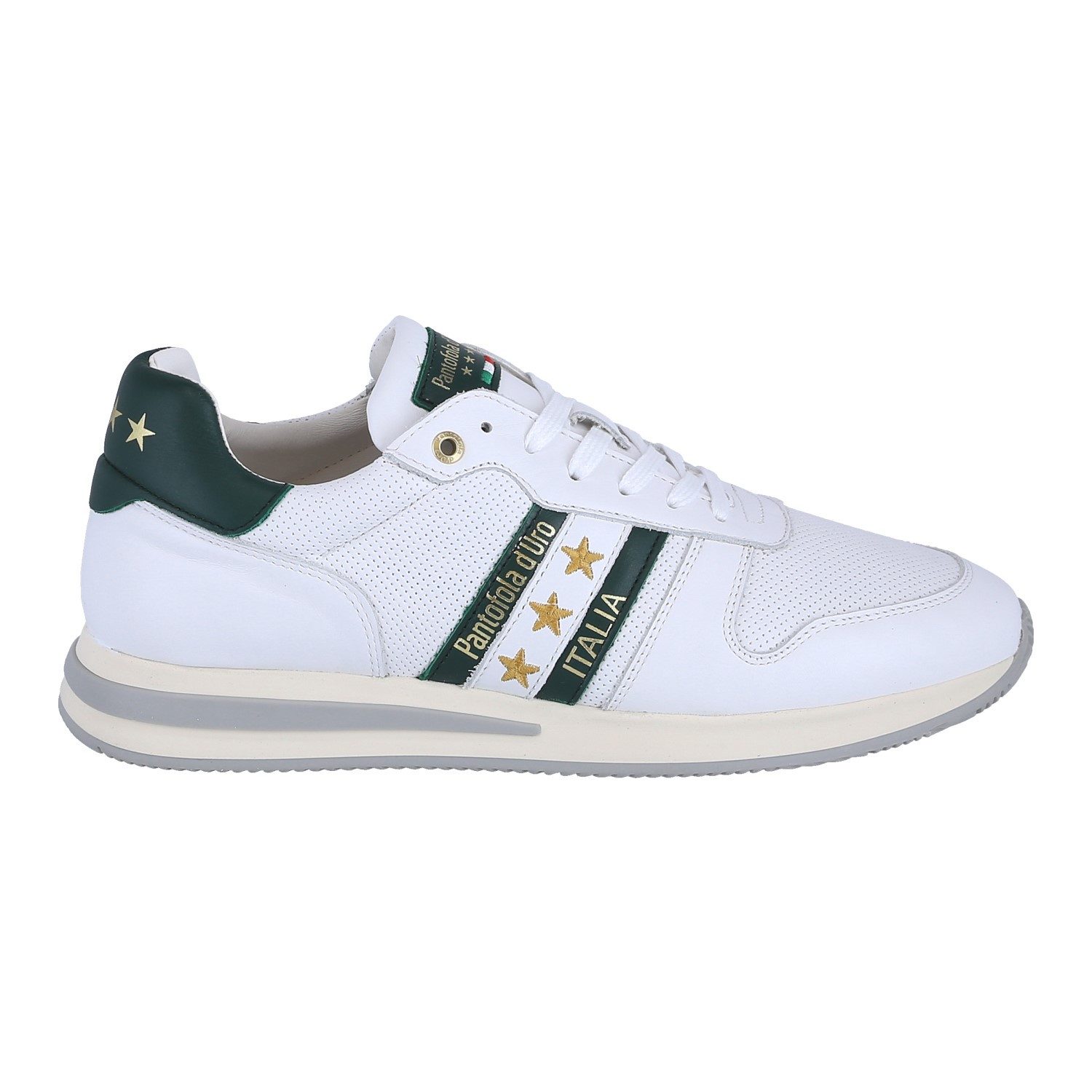 Pantofola d´Oro Forza 2025 weiss/grün Herren Sneaker