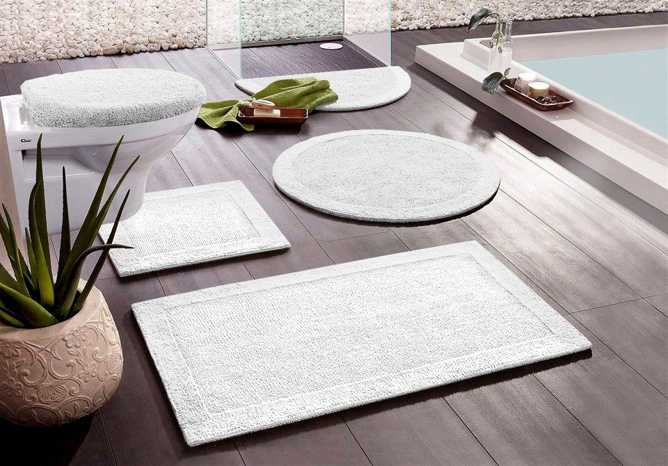 my home Badematte Kapra, Badvorleger, Badezimmer Teppich, Höhe 14 mm, beids günstig online kaufen