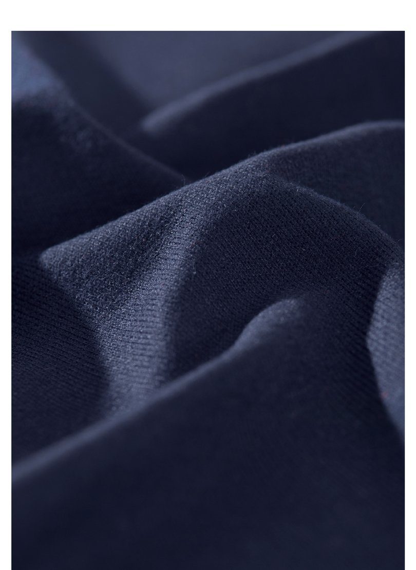 Reißverschluss-Sweater Trigema Sweatshirt TRIGEMA navy