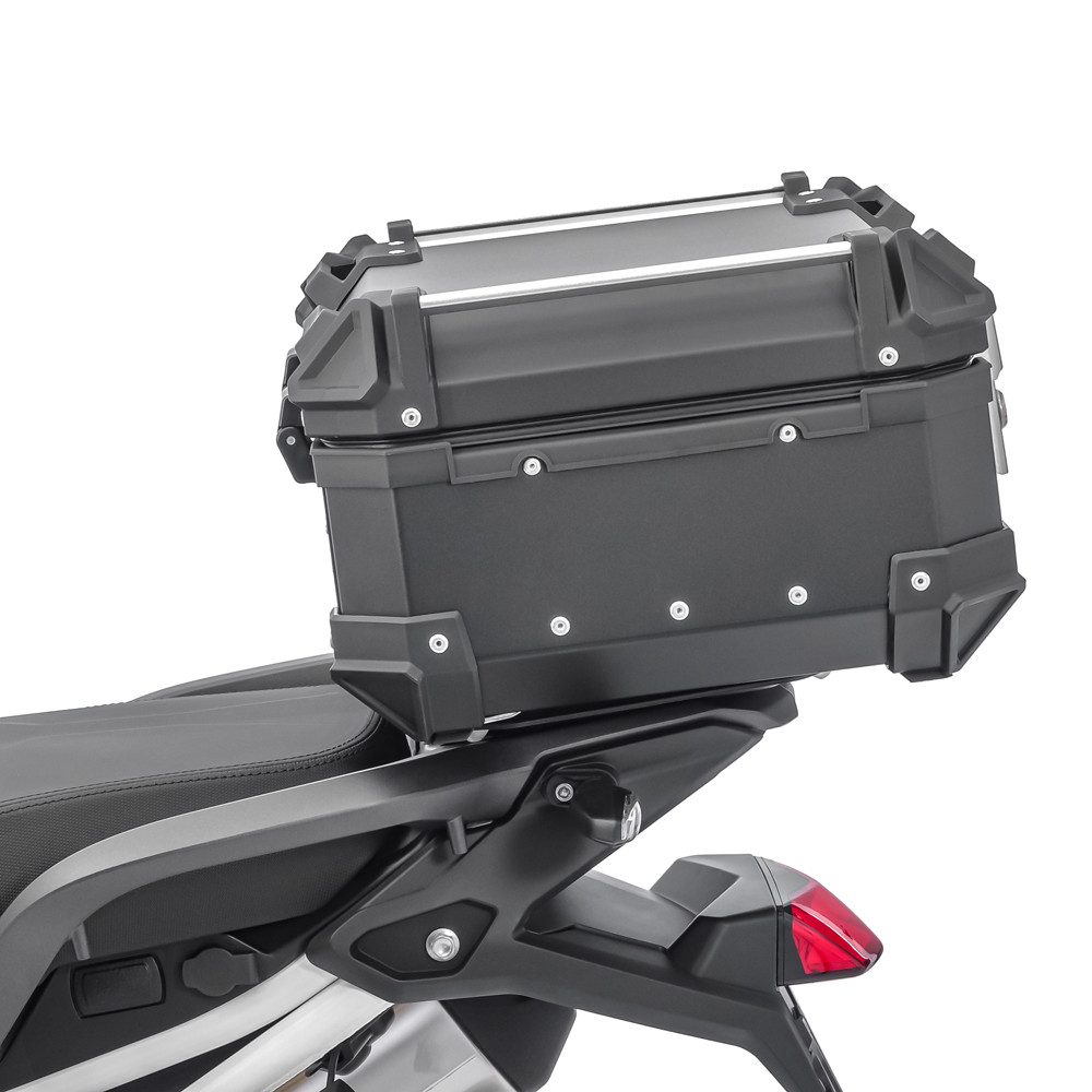 Bagtecs Topcase Set Motorrad Alu Top Case # XB28 Aluminium Universal 28 L und Zusatzta