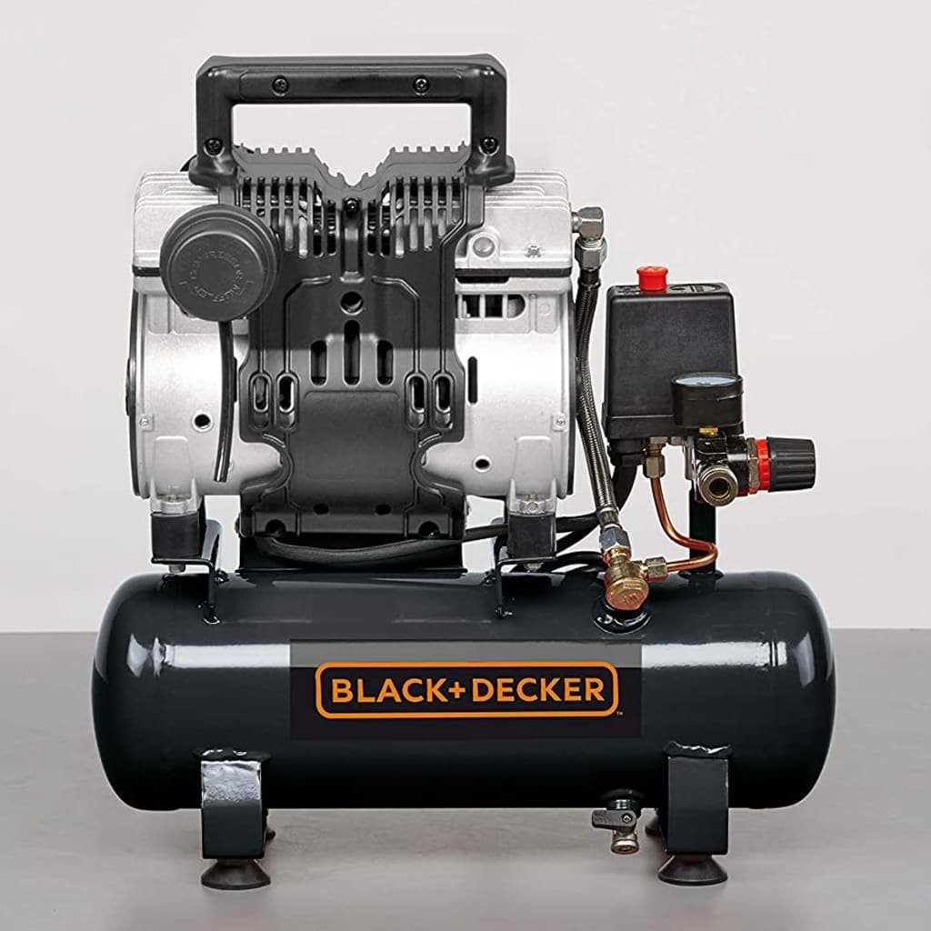 Black + Decker Kompressor Luftkompressor 6 L 230 V Geräuscharm