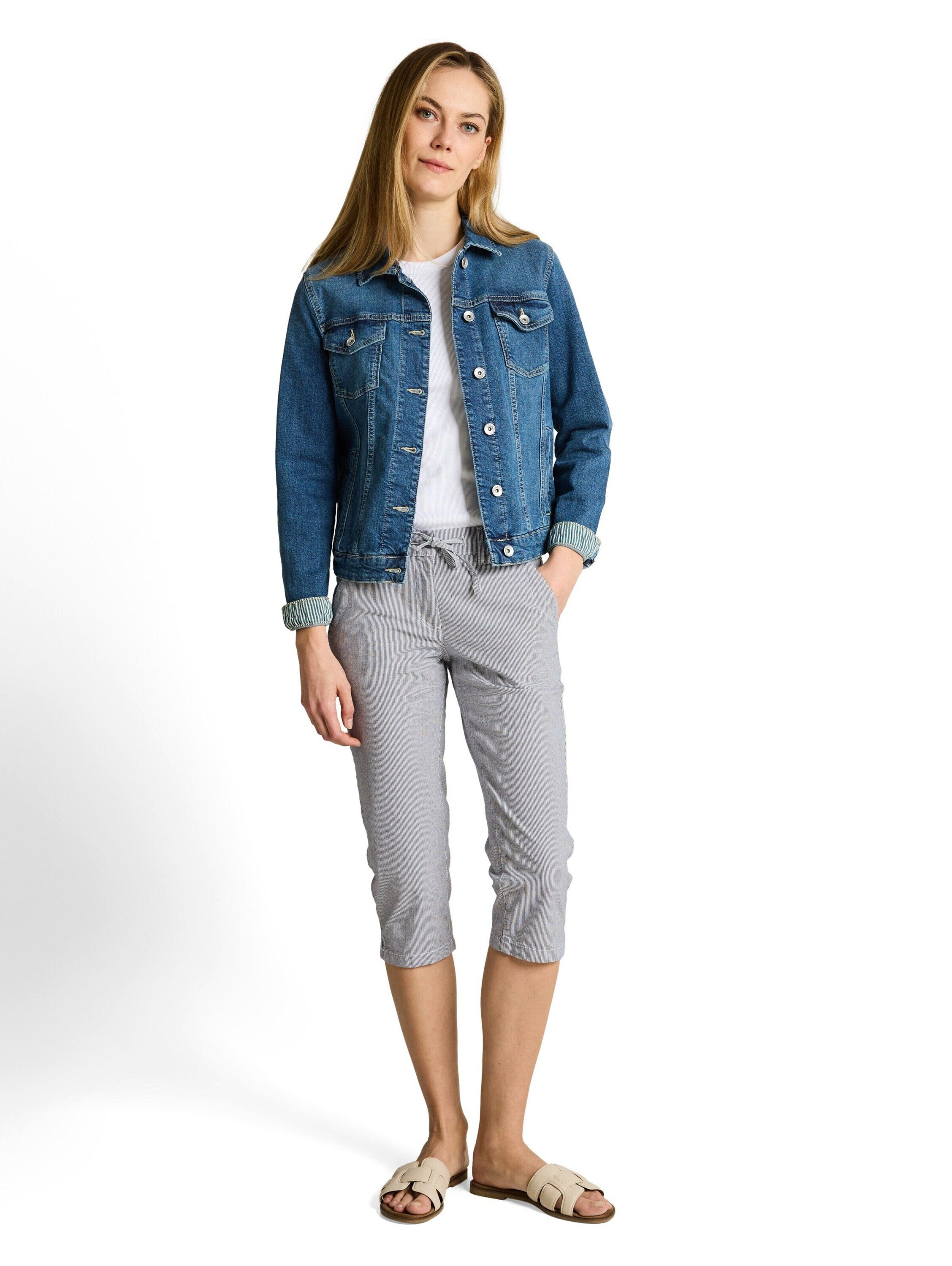 TOM TAILOR 3/4-Hose (1-tlg) Plain/ohne Details