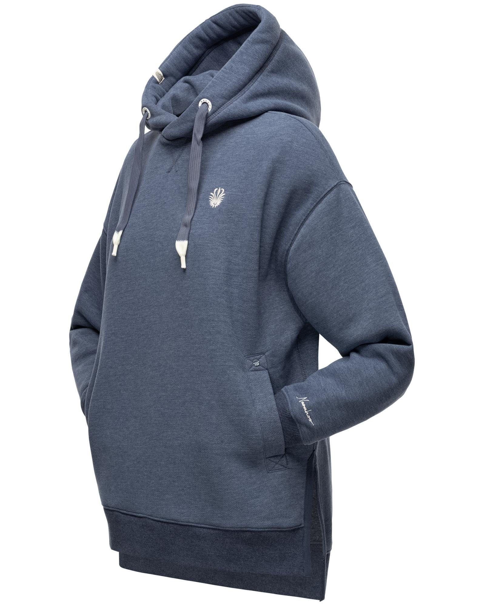 Navahoo Kapuzensweatshirt Silberengelchen Kuscheliger Damen Hoodie mit Oversize Look