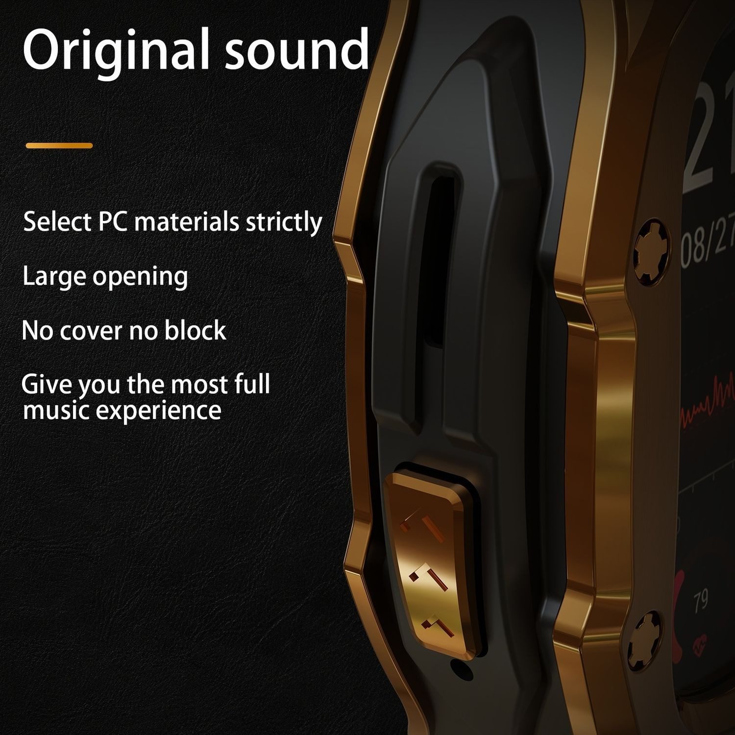 Wigento Smartwatch-Armband Für Apple Watch Ultra 2 / 1 49mm Silikon Armband Metall Gehäuse Hülle, Stoßfest, stilvoll, integriertem Armband