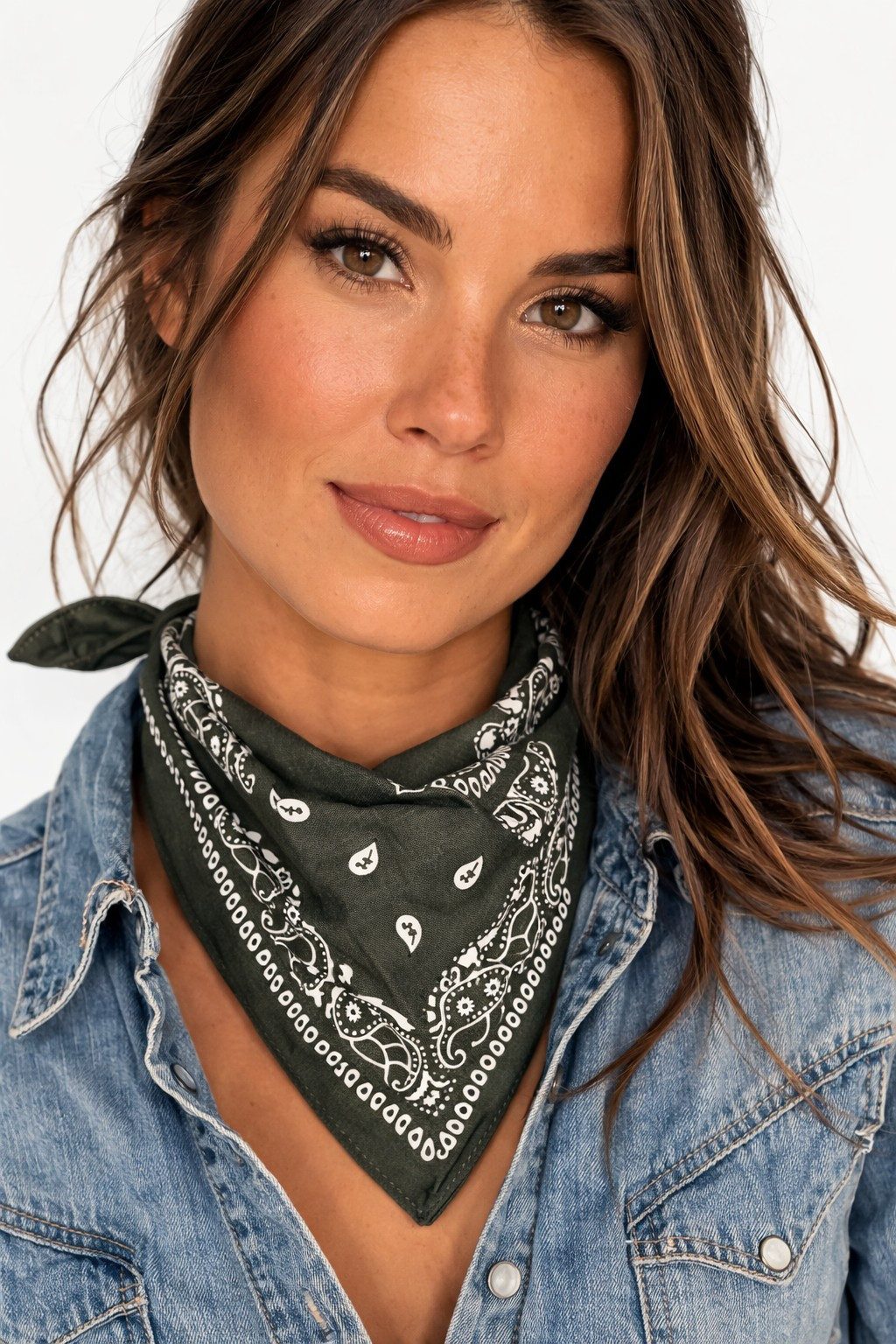 Cassandra Accessoires Bandana Tuch aus Baumwolle, (8-St), - Klassisches Paisley Halstuch, Kopftuch, Accessoire