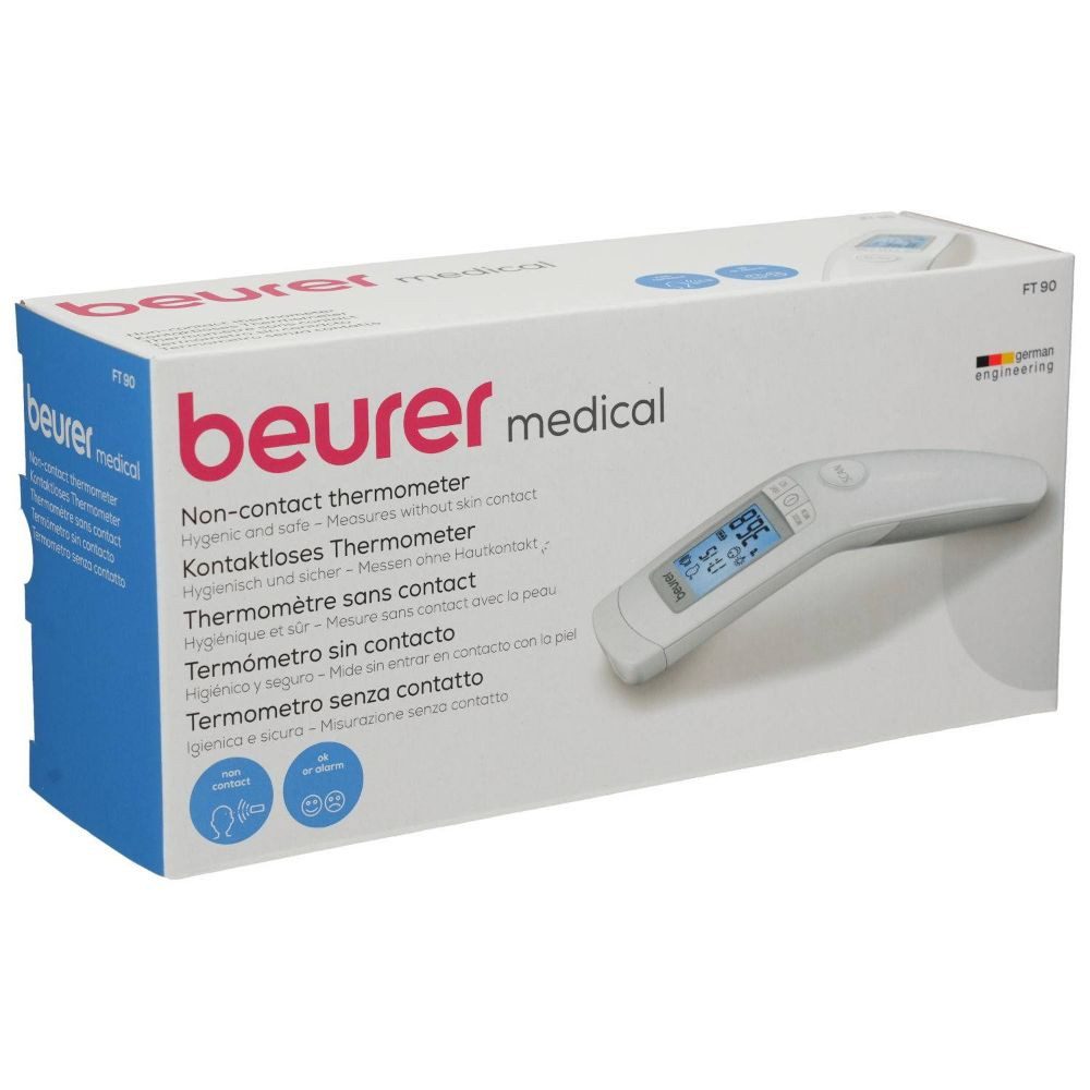 BEURER Stirn-Fieberthermometer BEURER FT90 kontaktloses Fieberthermometer