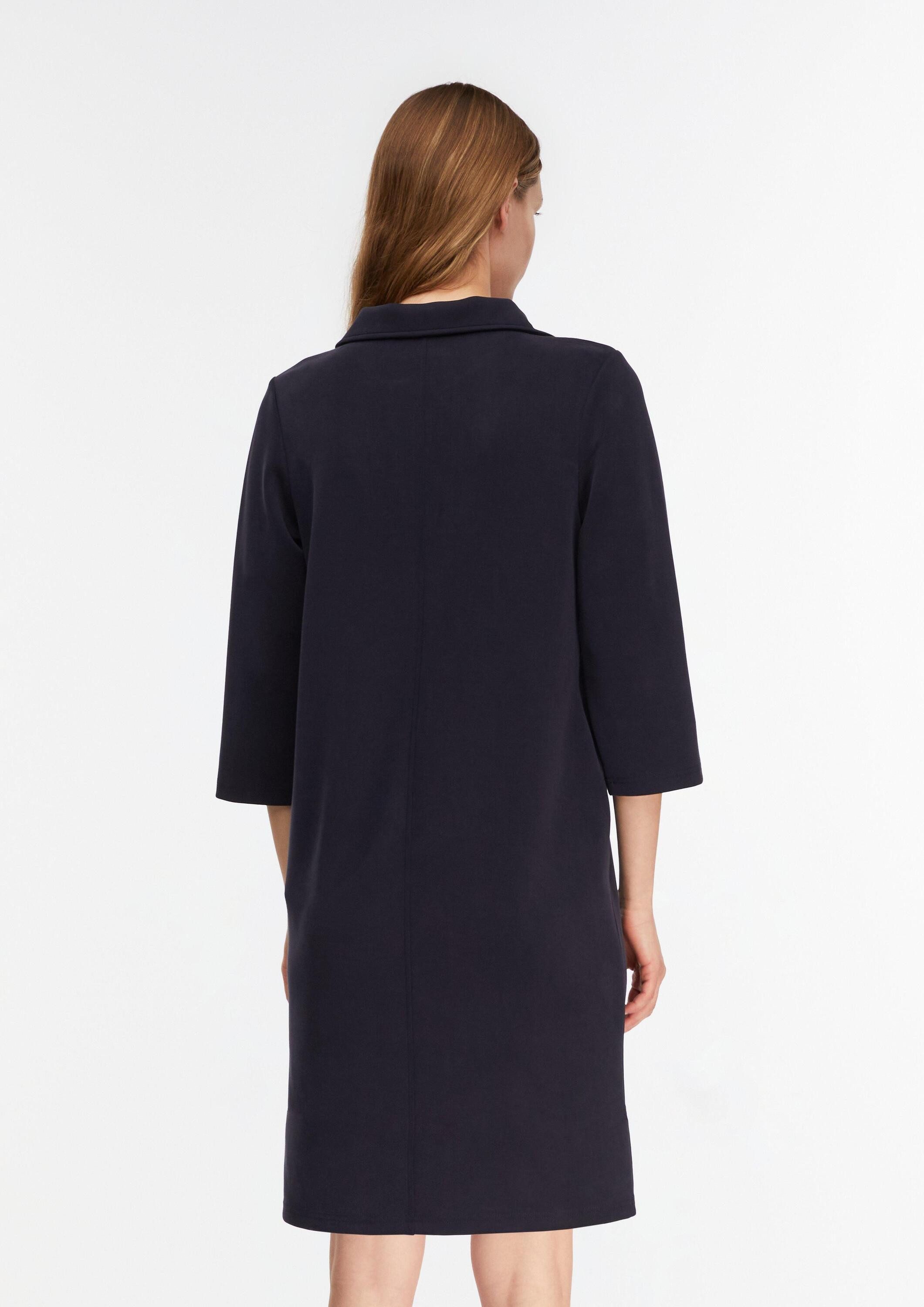 comma Minikleid Kleid Minikleid mit Polokragen und Nahtdetails