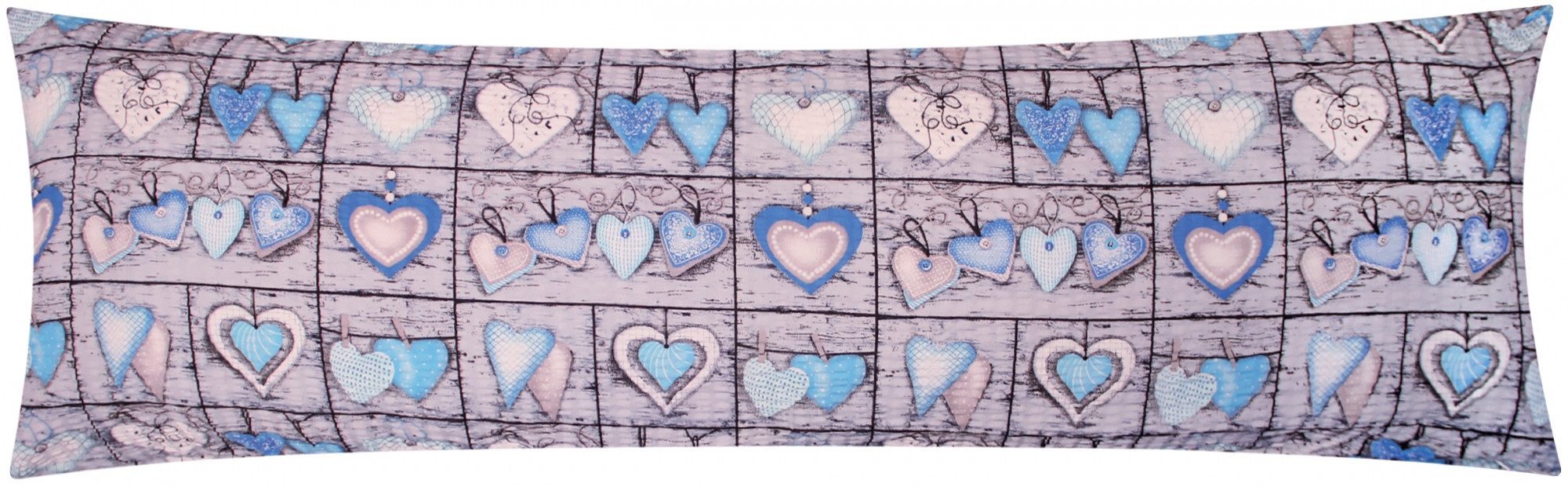 Heubergshop Seitenschläferkissenbezug, (1 Stück), Seersucker 40x145cm günstig online kaufen