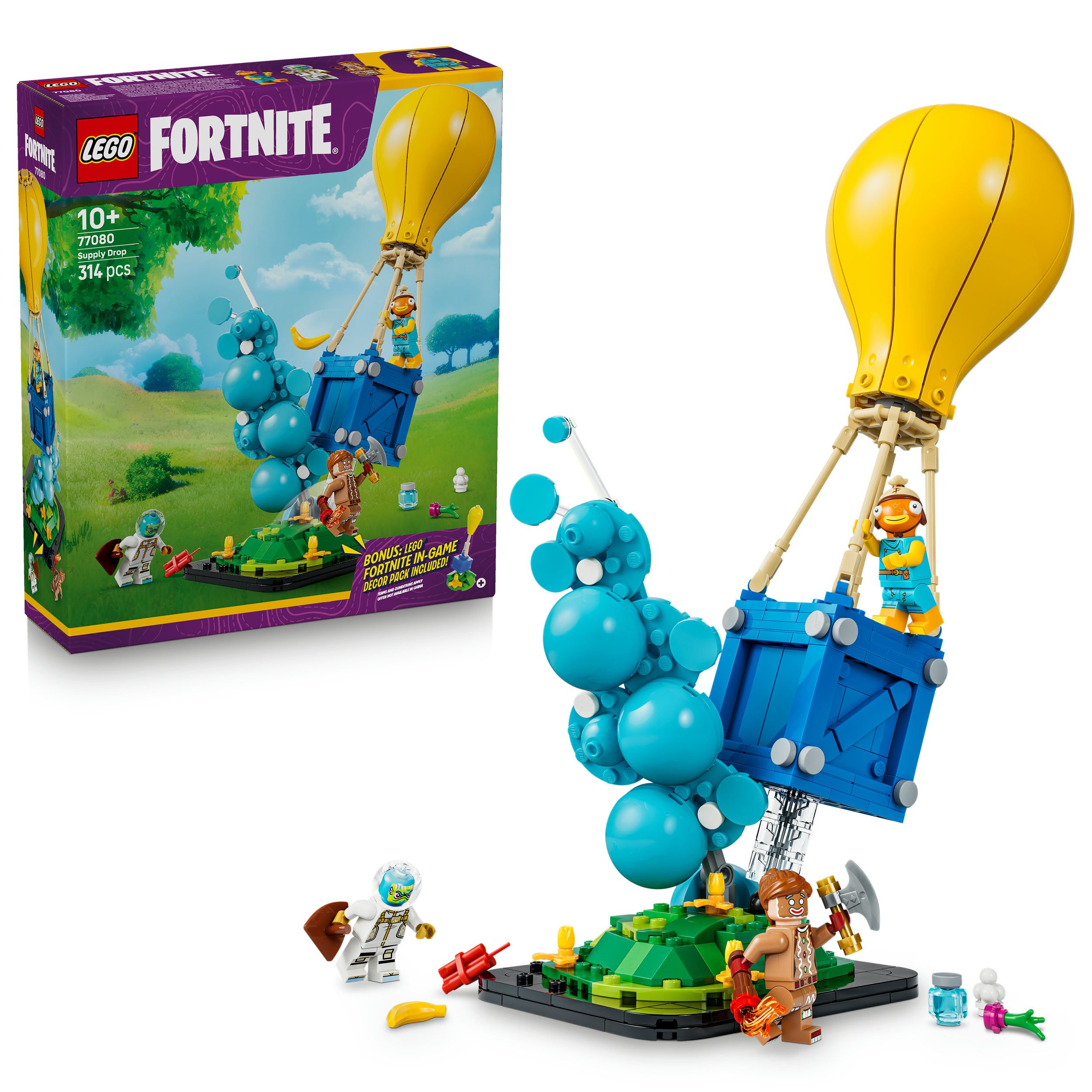 LEGO® Vorratslieferung (77080), LEGO Fortnite Konstruktionsspielsteine, (314 St), Made in Europe