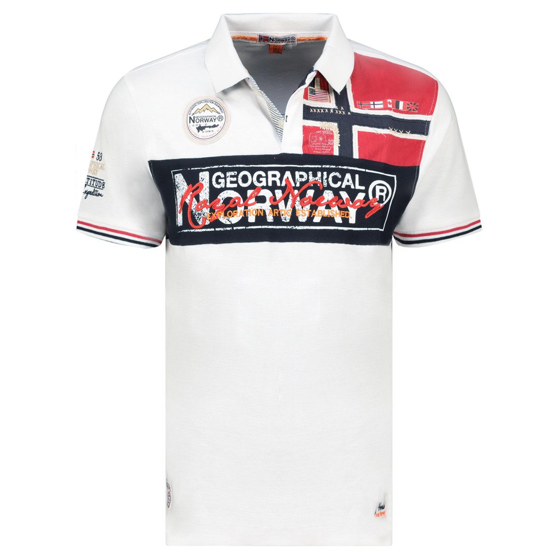 Geographical Norway T-Shirt Kurzarm Poloshirt bakidney günstig online kaufen