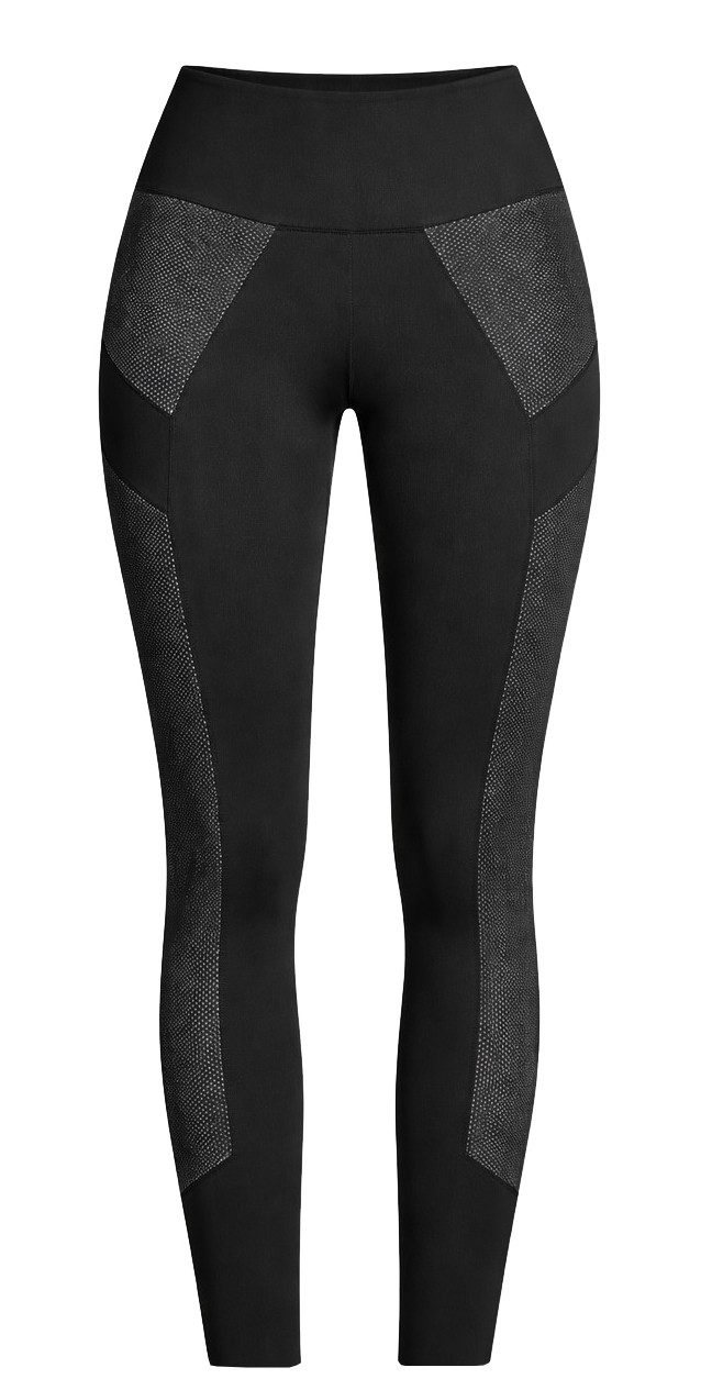 Bas Bleu Funktionsleggings mit breitem Bund - Sportleggings Laufhose Fitness