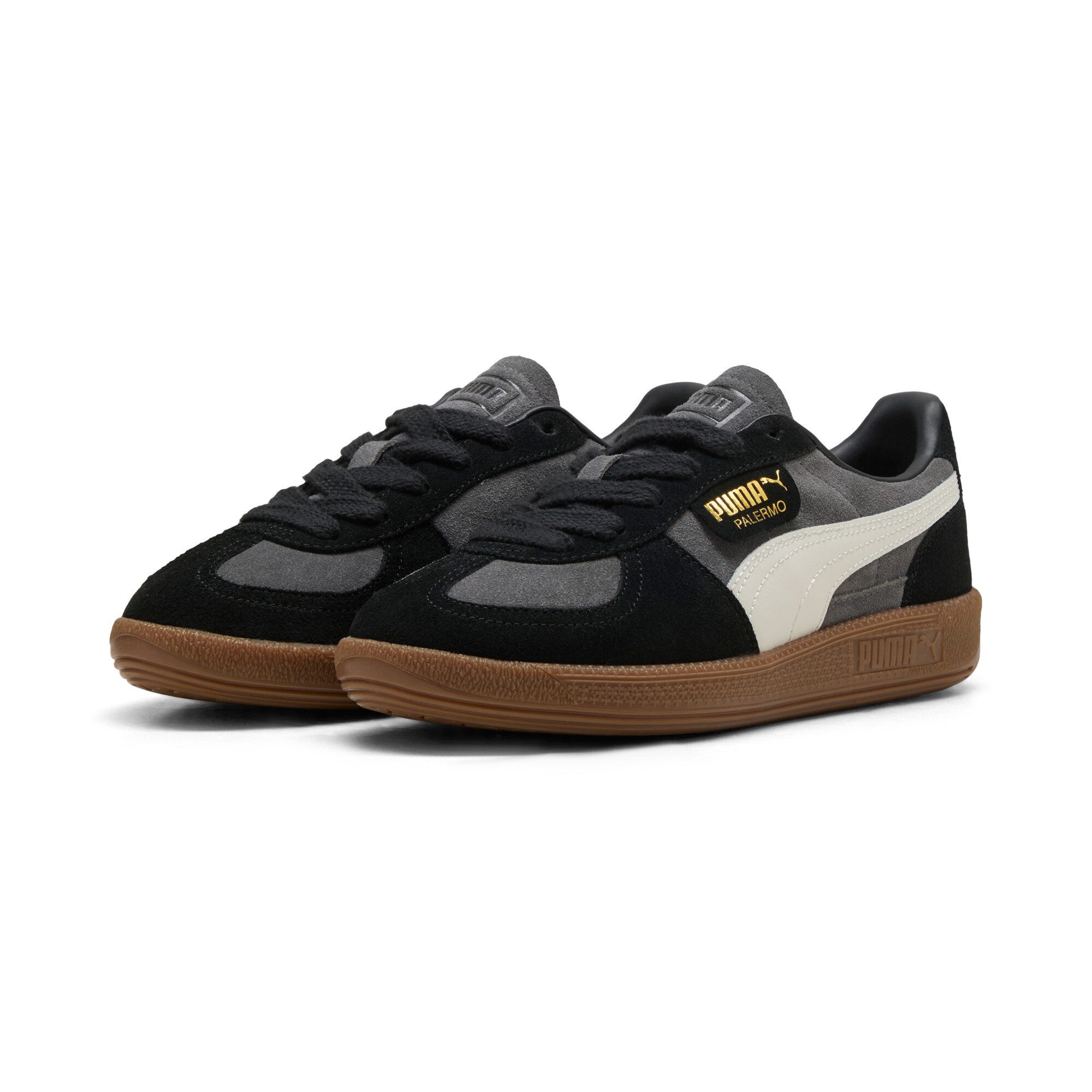 PUMA PALERMO JR Sneaker niedrige Schuhhöhe, mit Schnürung, nicht herausnehmbare Innensohle